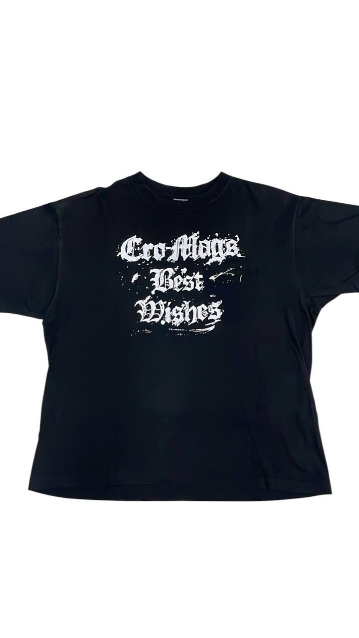Band Tees Vintage RARE 80s Cro-Mags Best Wishes 1989 NY hardcore tee Size US XL / EU 56 / 4 - 1 Thumbnail