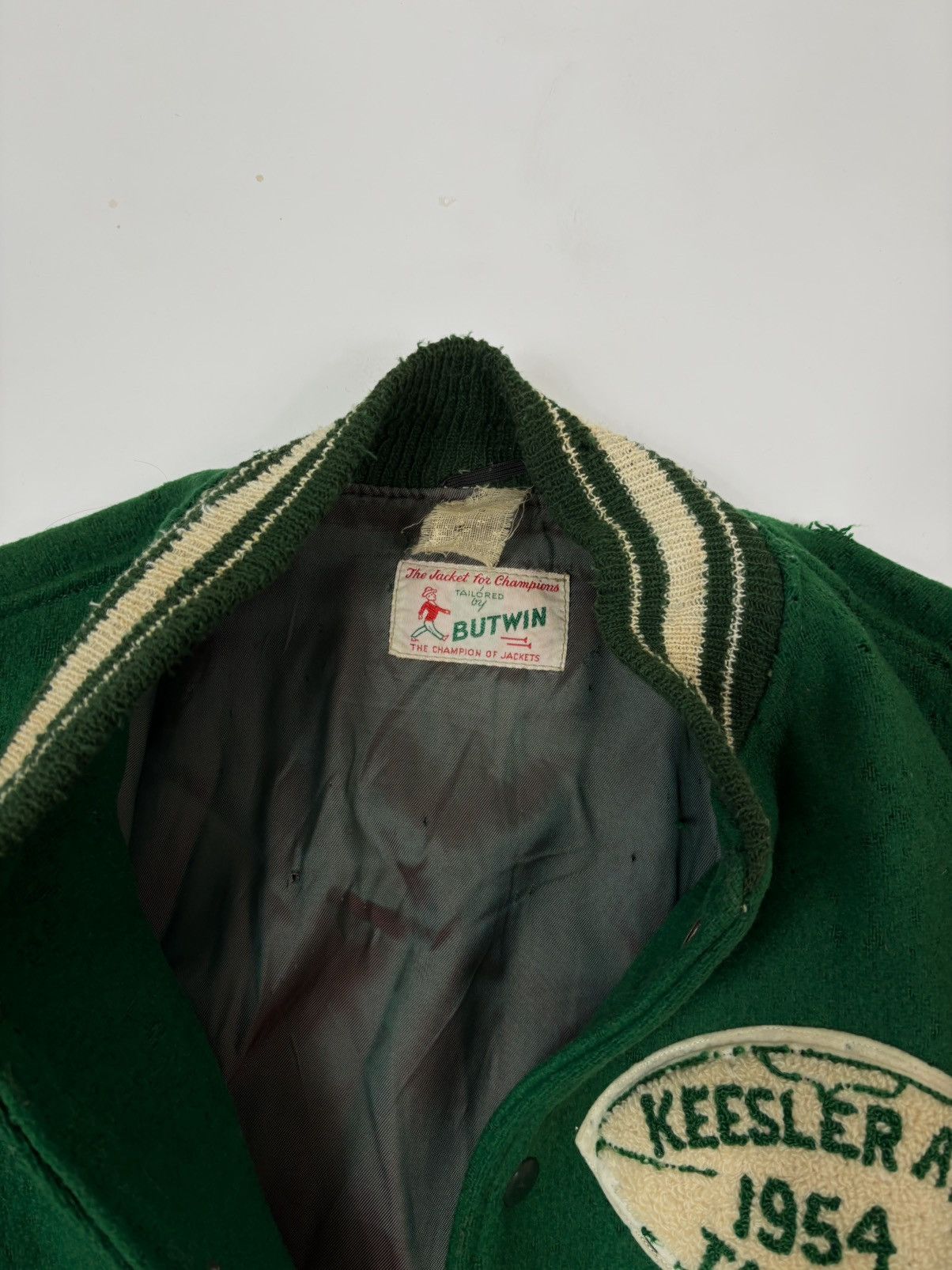 Unsound Rags 1954 Butwin Keesler Varsity Letterman Bomber Jacket Size US L / EU 52-54 / 3 - 7 Thumbnail