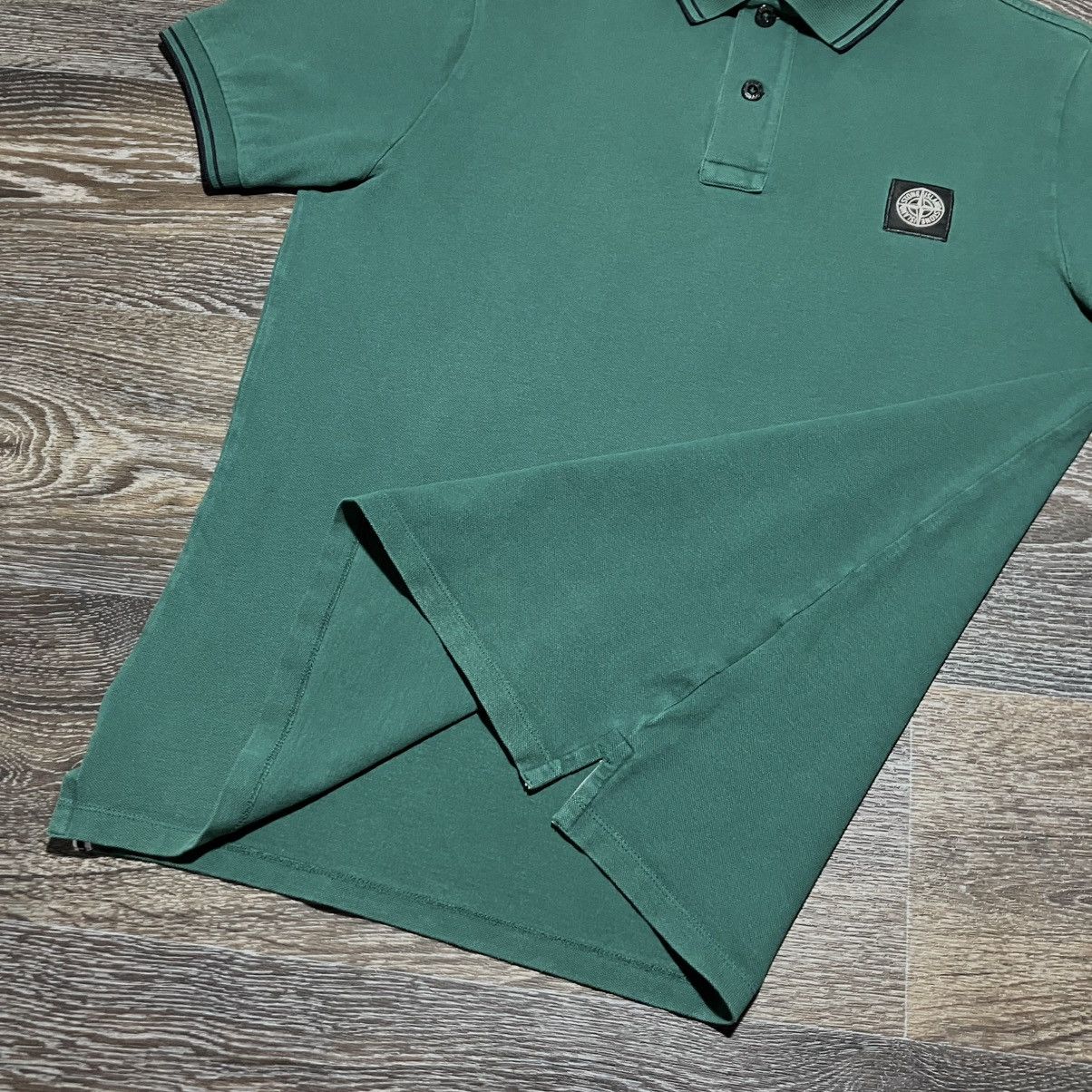 Stone Island STONE ISLAND Patch Program Compass Slim Fit Polo Shirt Green Size US S / EU 44-46 / 1 - 3 Thumbnail