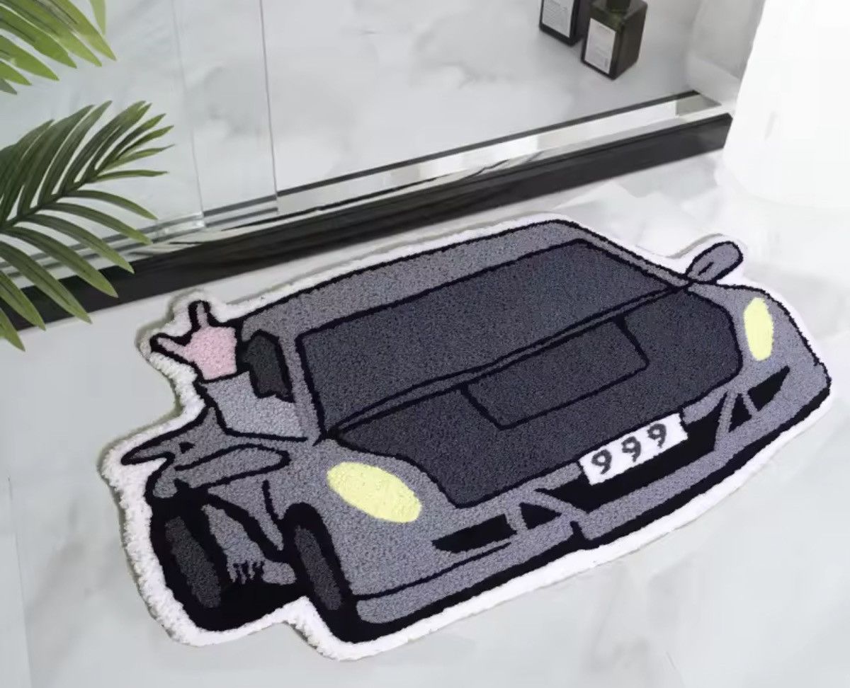 Japanese Brand 50 X 80 cm Tufted "999" Car Rug Size ONE SIZE - 2 Thumbnail