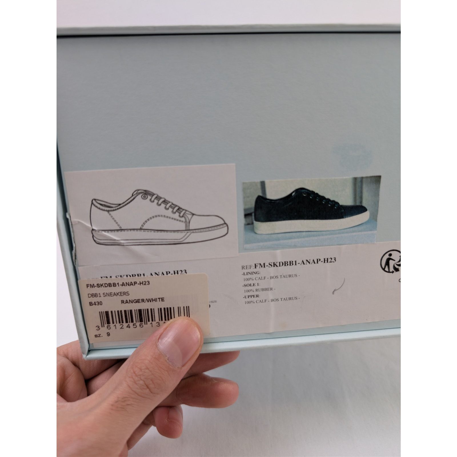 Lanvin o1rshd1 DBB1 Sneakers in Ranger/White Size US 9 / EU 42 - 16 Thumbnail