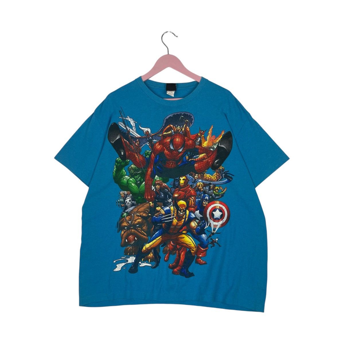 Designer × Vintage Vintage Mad Engine Marvel super heroes universe T-shirt Size US L / EU 52-54 / 3 - 1 Thumbnail