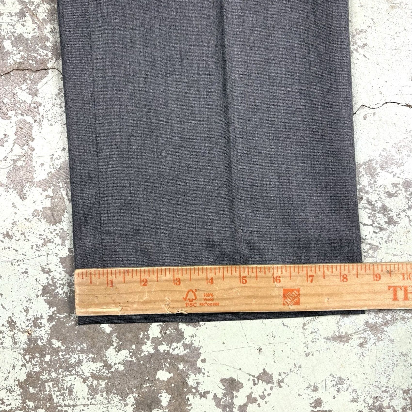 Vintage Executive Collection Tom James Pants Mens 34x32 Dress Wool Classic Preppy Gray City Size US 34 / EU 50 - 6 Thumbnail