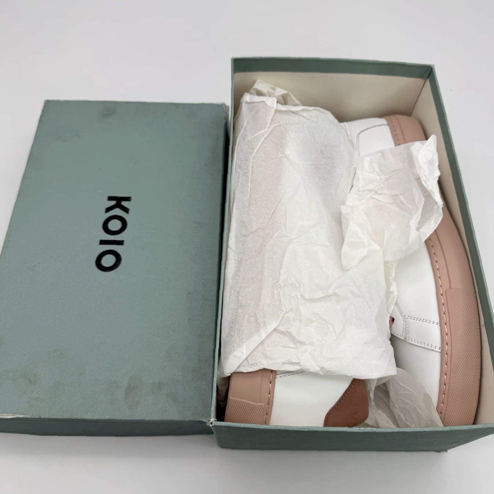 Koio KOIO Capri Low Top Sneakers Men's Size 13 US / 46 EU White Leather Athletic Size US L / EU 52-54 / 3 - 3 Thumbnail