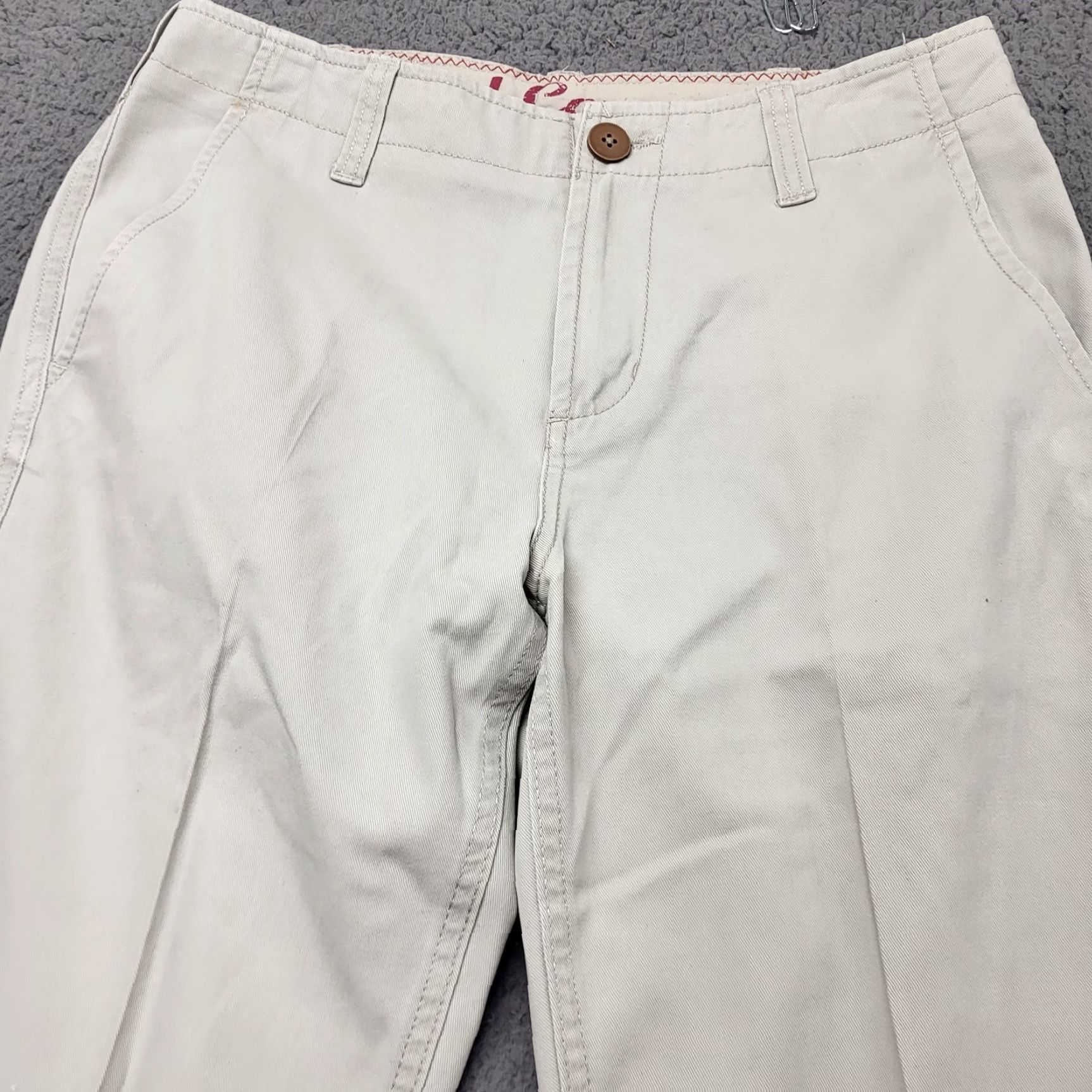 Camel Red Camel Khaki Pants Men's 30x28 Beige Straight Leg Professional Hemmed Pants Mens Size 30x28 Khaki Beige Straight Leg Casual Workwear Travel Size US 30 / EU 46 - 5 Thumbnail