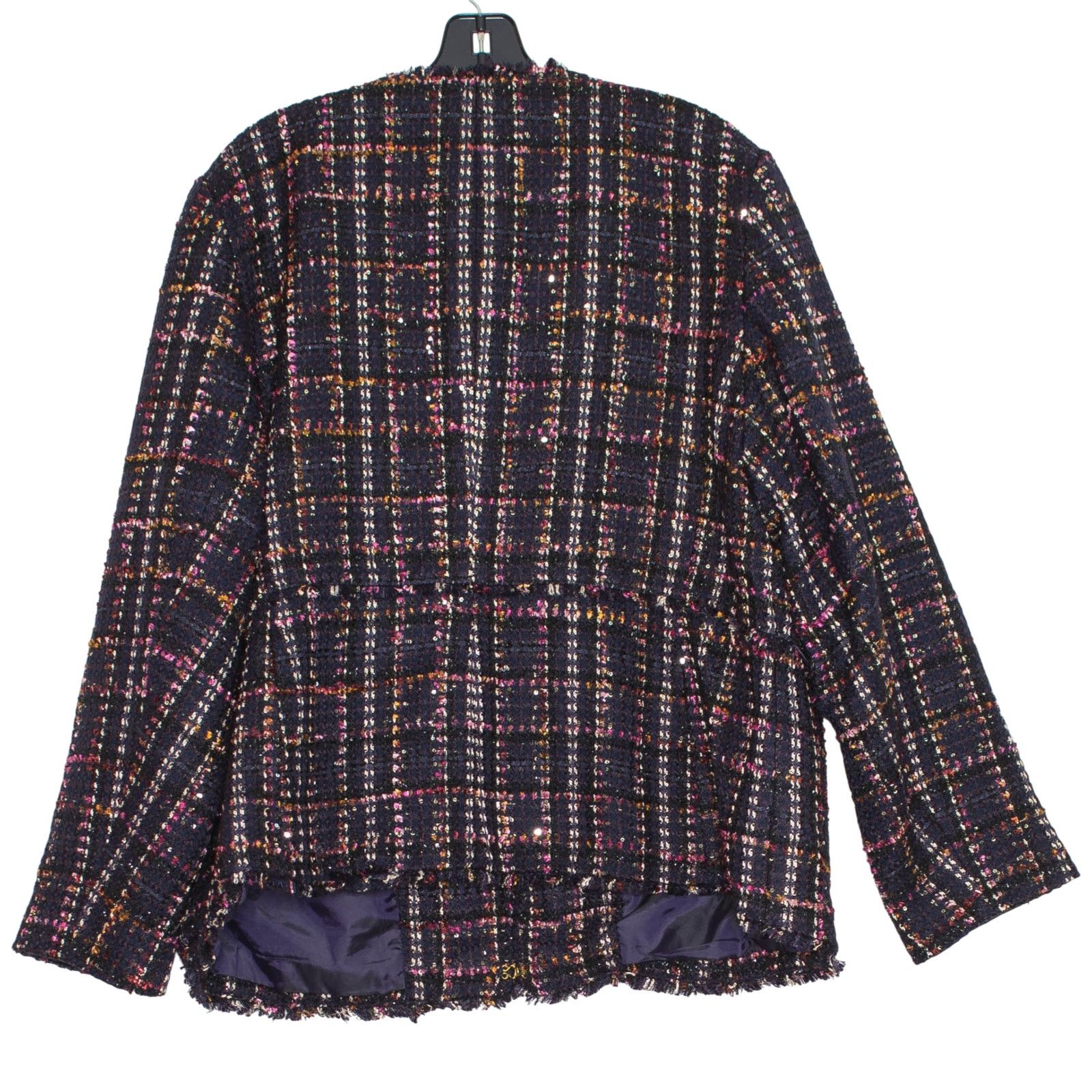Talbots Talbots Tweed Blazer Navy Sequin Quiet Luxury Old Money 18W Size XXL / US 16-18 / IT 52-54 - 4 Thumbnail