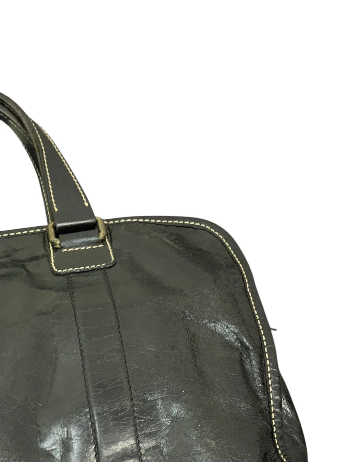 Genuine Leather Full Leather Patina F. Clio Italy Brief Bag 1🟩7 Size ONE SIZE - 14 Thumbnail