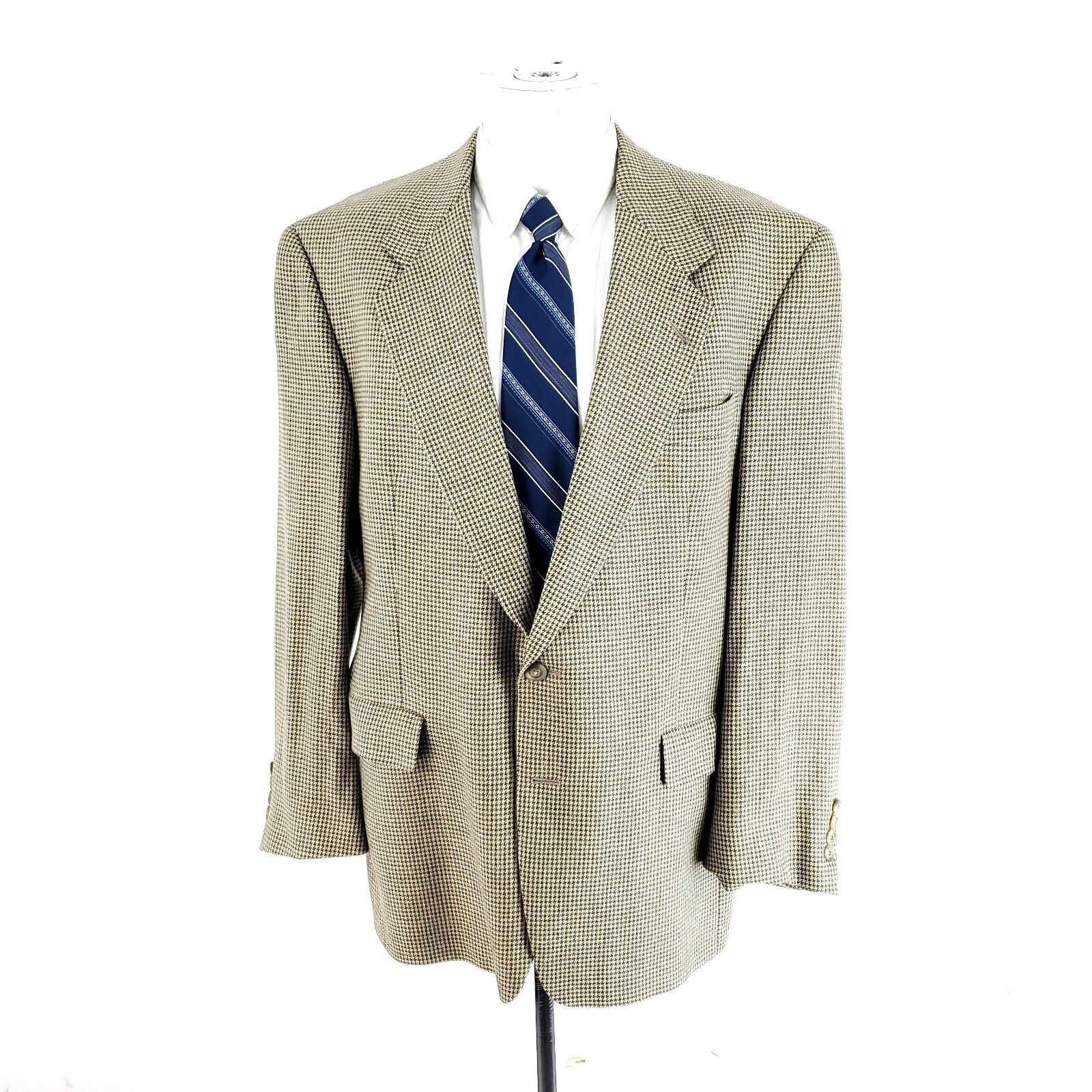 Hart Schaffner Marx Hart Schaffner Marx Softly Tailored Wool 2 Button Sport Coat Size 42R - 3 Thumbnail