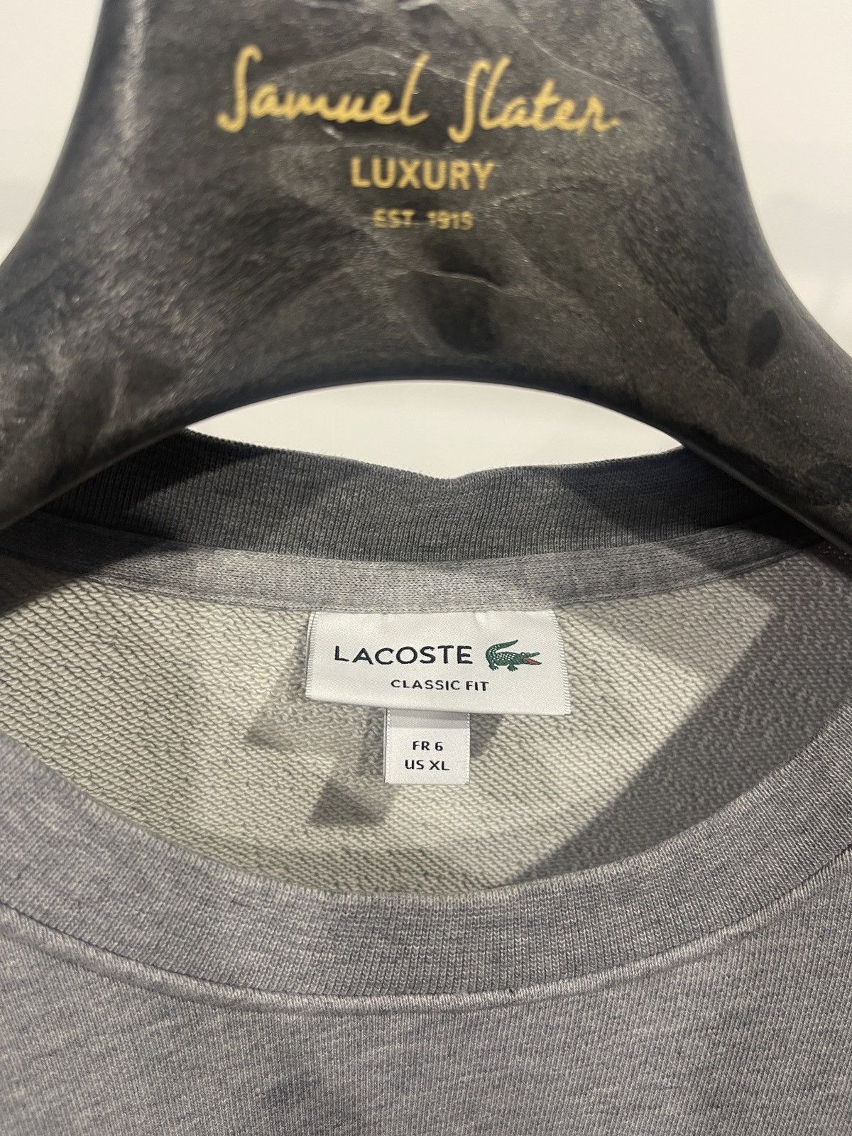 Lacoste Lacoste grey sweatshirt jumper sweater XXL Size US XL / EU 56 / 4 - 4 Thumbnail
