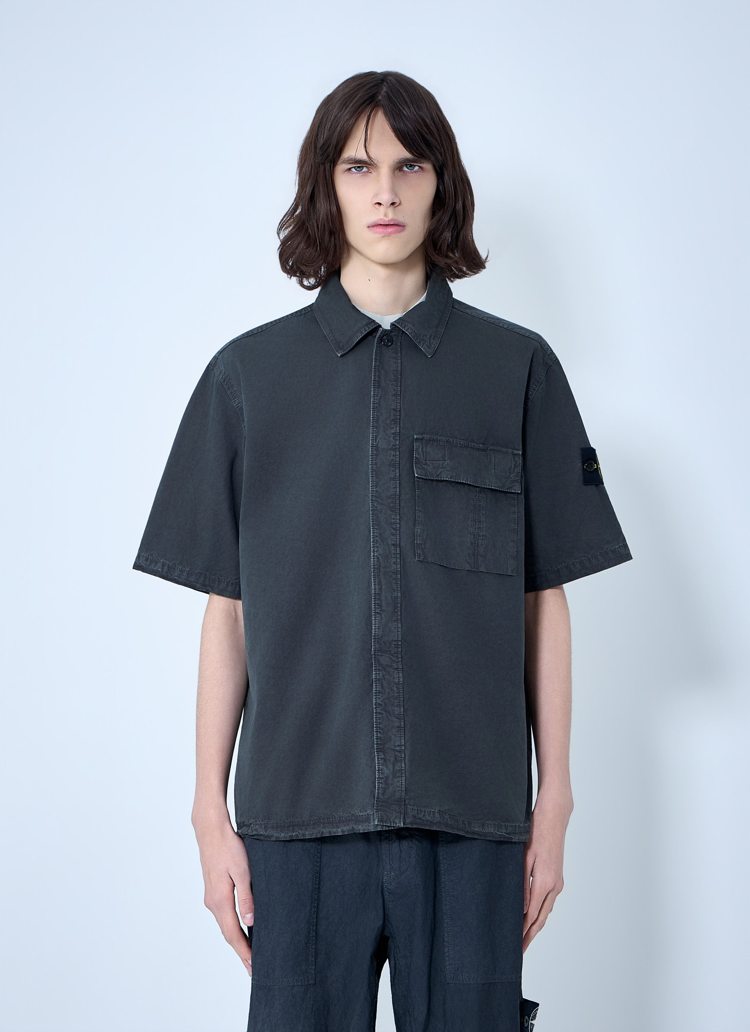 Stone Island Short-Sleeve Cotton Shirt Size US XXL / EU 58 / 5 - 1 Thumbnail