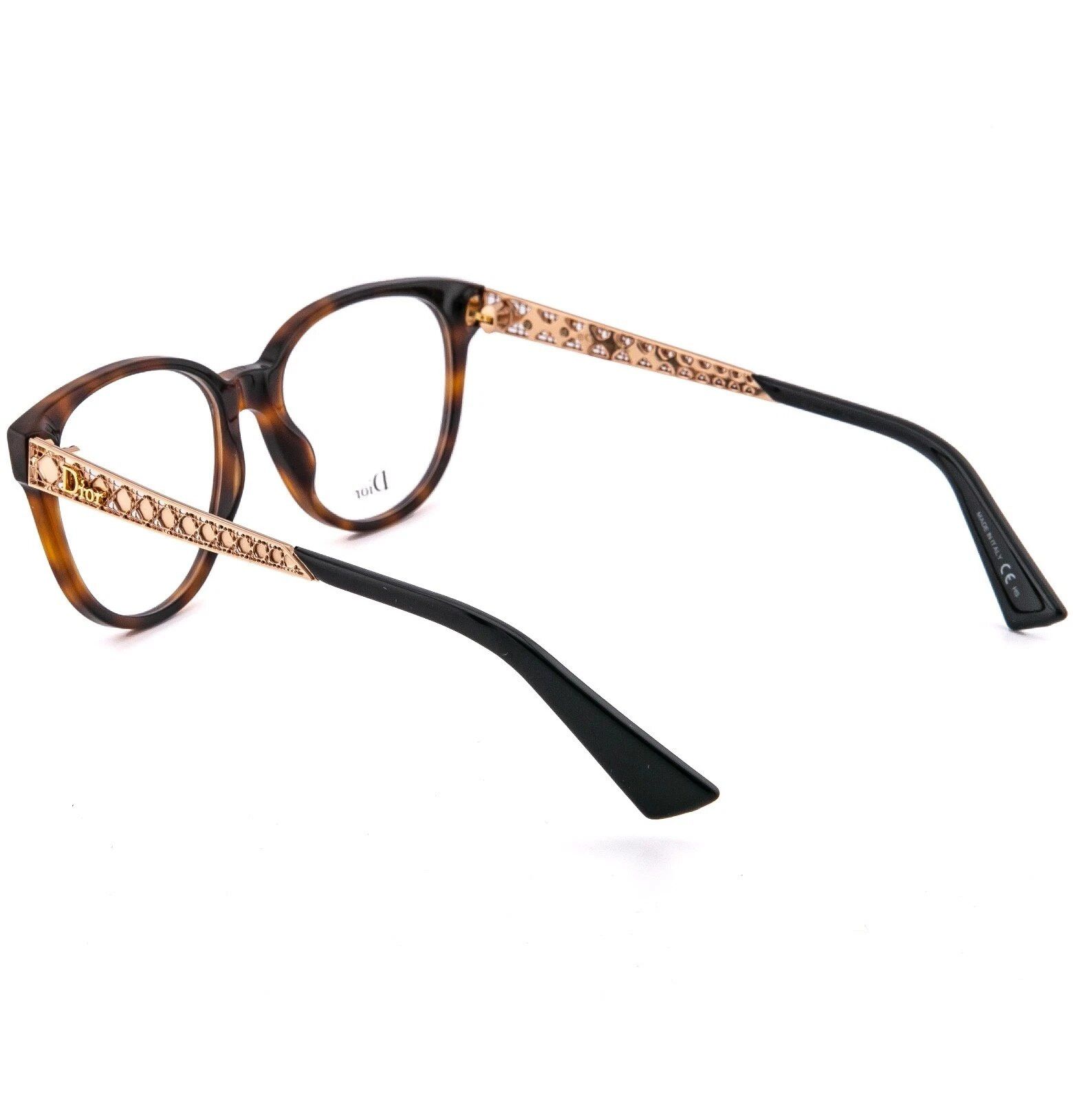 Christian Dior Monsieur CHRISTIAN DIOR DIORAMA Gold Brown DIORAMAO2 Optical Size ONE SIZE - 5 Thumbnail