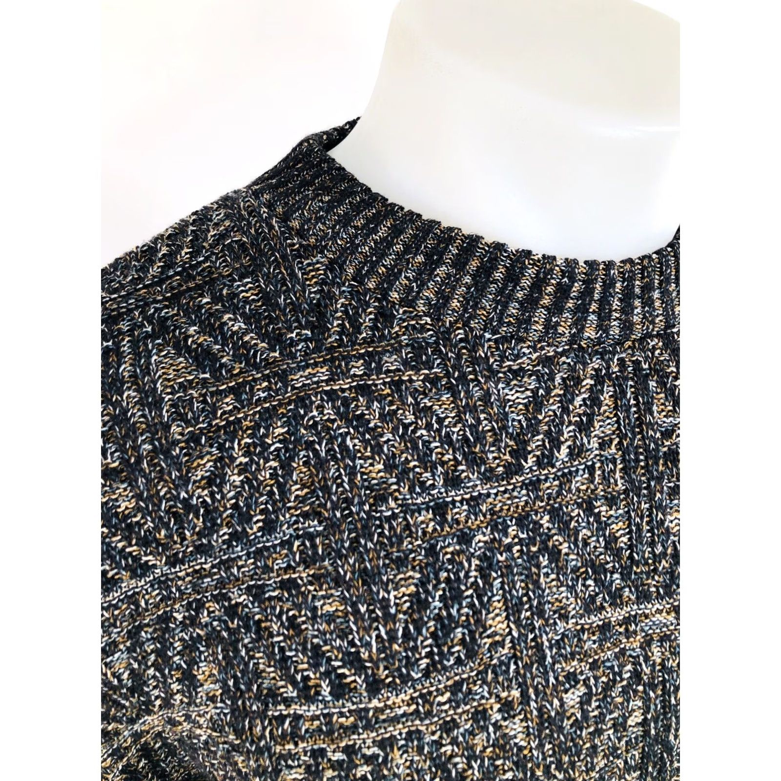 Neiman Marcus NEIMAN MARCUS - w TAGS - Knit Geometric Mens Lg. Sweater Size US L / EU 52-54 / 3 - 2 Thumbnail
