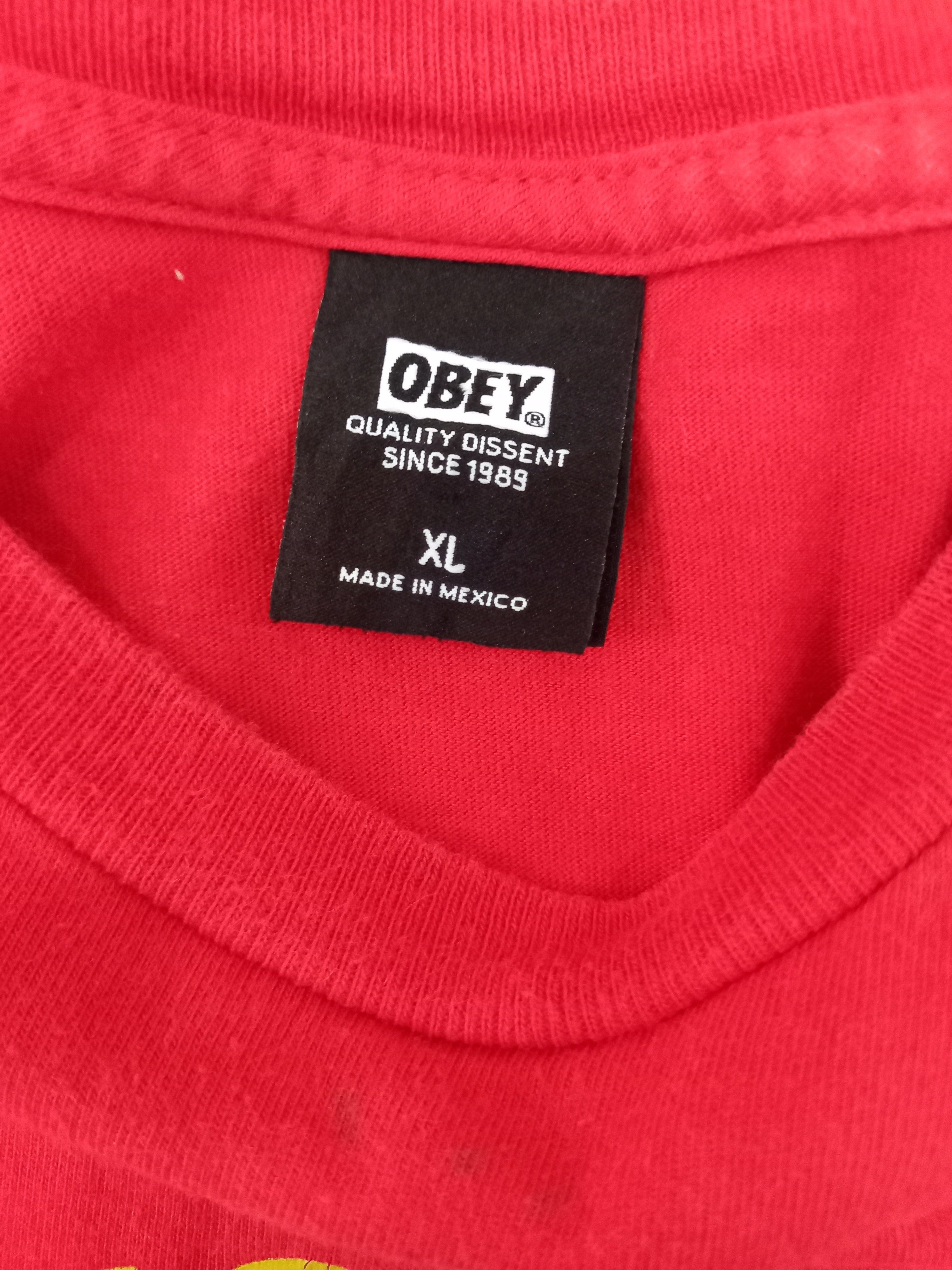 Obey Vintage Y2K Obey Worldwide Tee Size US XL / EU 56 / 4 - 4 Thumbnail