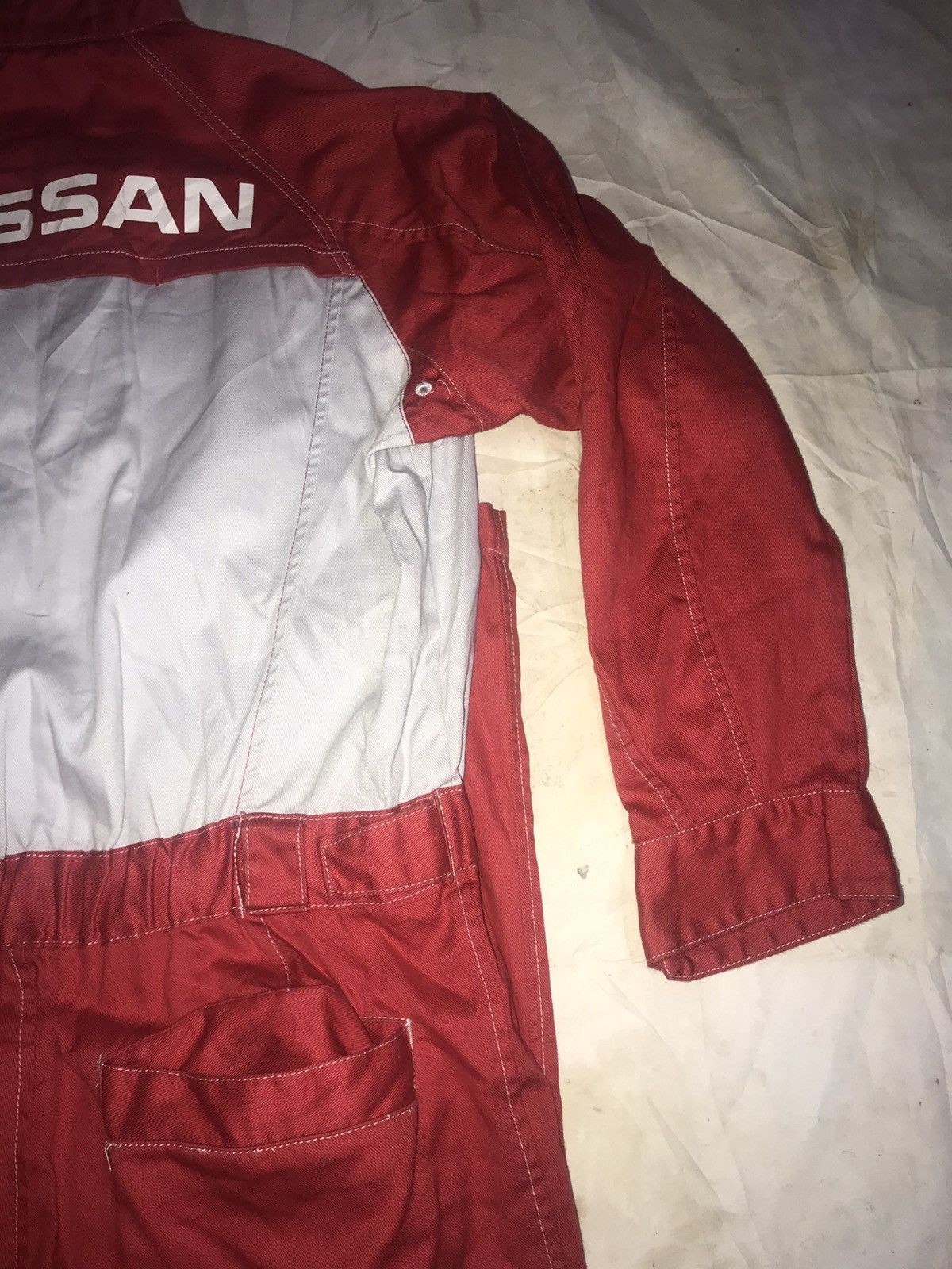 Japanese Brand Nissan Engineered Coverral Size 34R - 10 Thumbnail