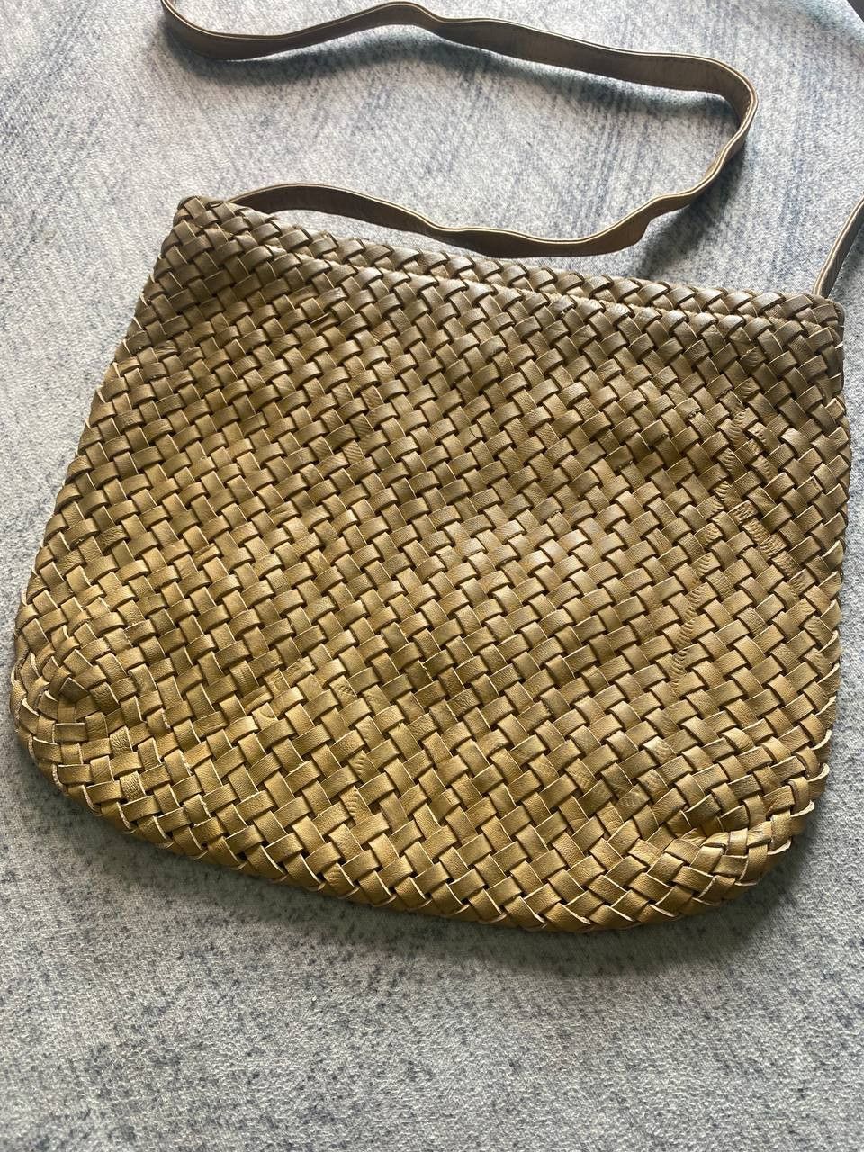 Leather × Vintage Leather Woven Shoulder Bag Size ONE SIZE - 2 Thumbnail