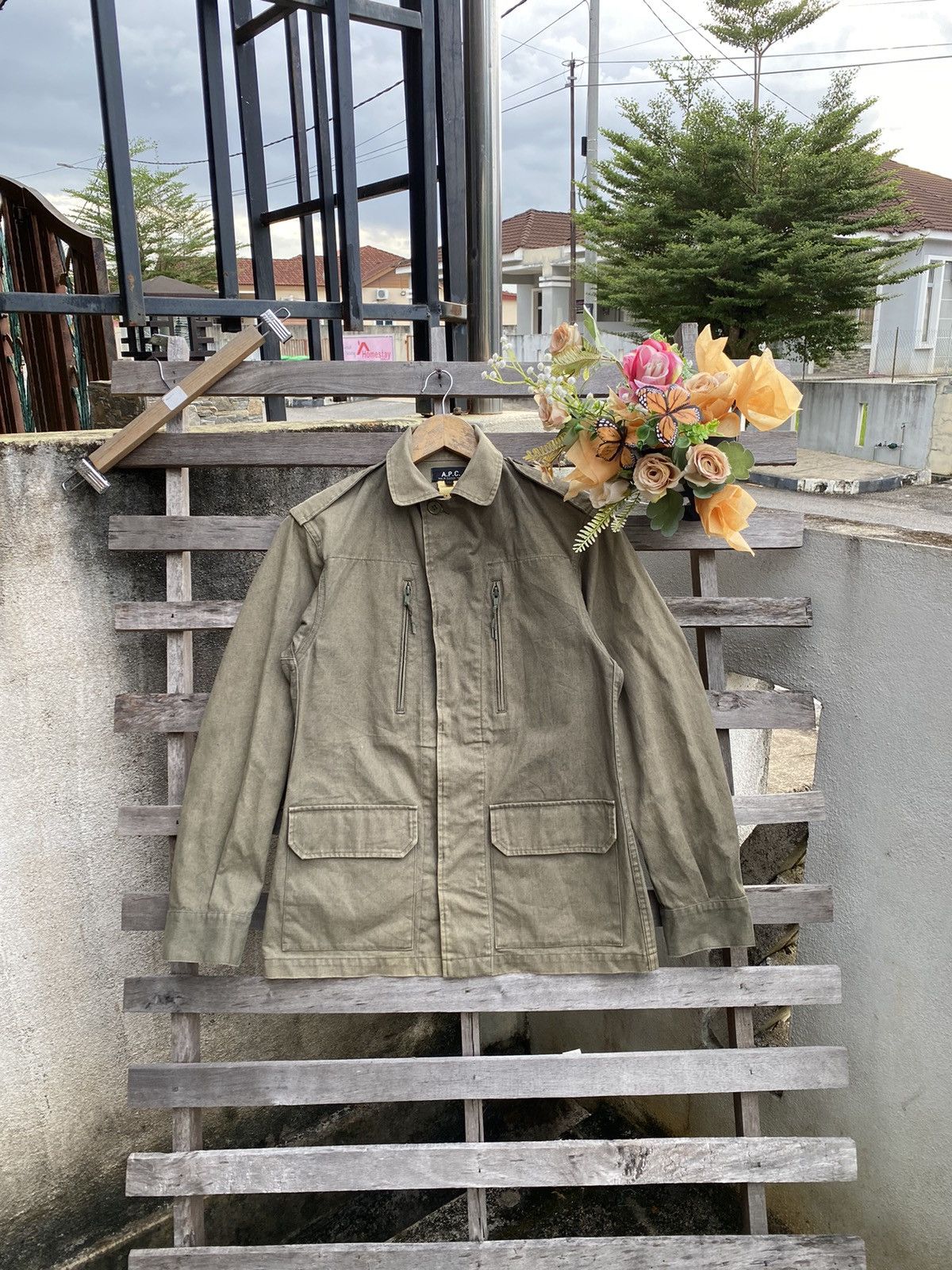 A.P.C. Vintage A.P.C Military Jacket - army green Size M / US 6-8 / IT 42-44 - 2 Thumbnail
