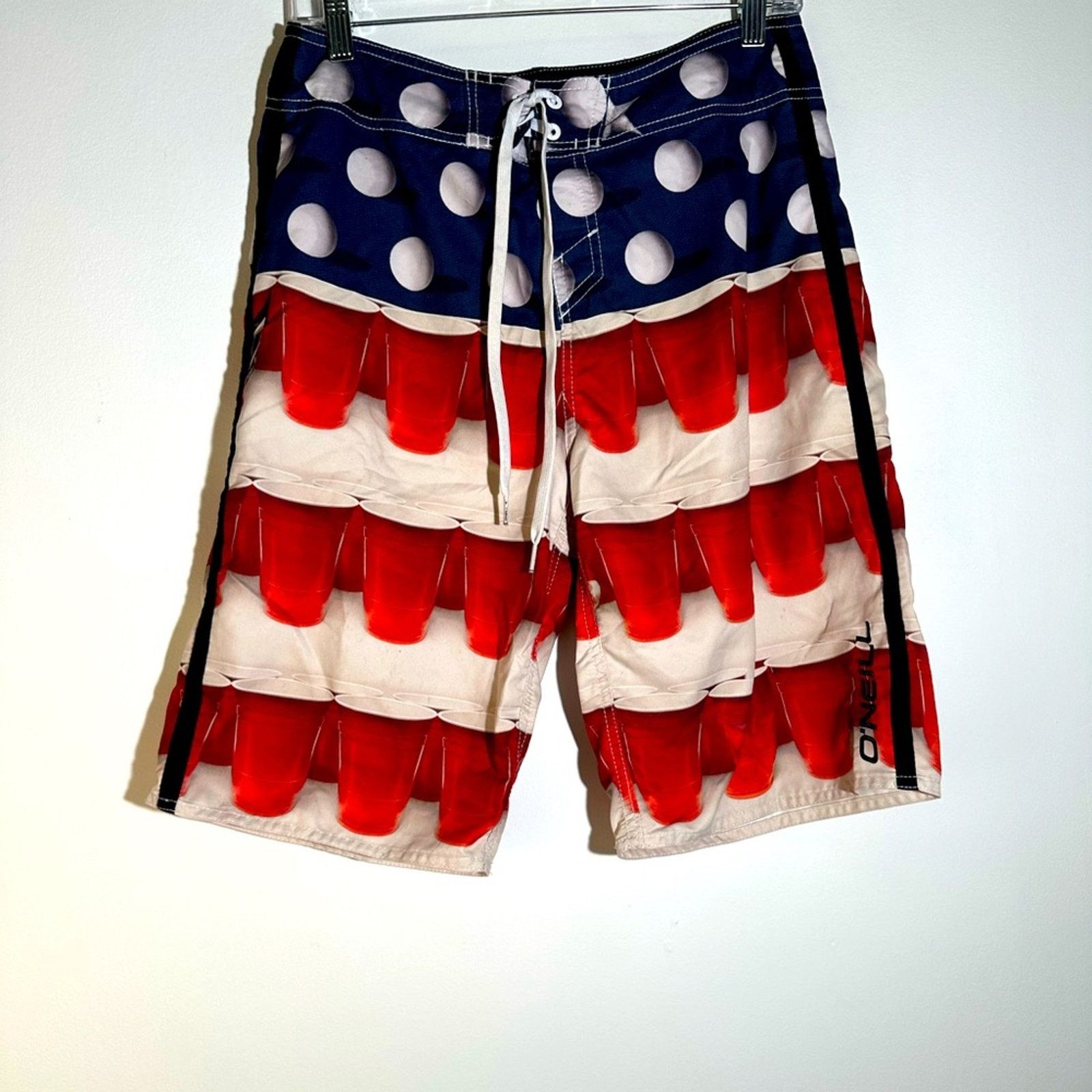 O'Neill O ‘ Neill Red Solo Cup Board Shorts Size US 30 / EU 46 - 2 Thumbnail