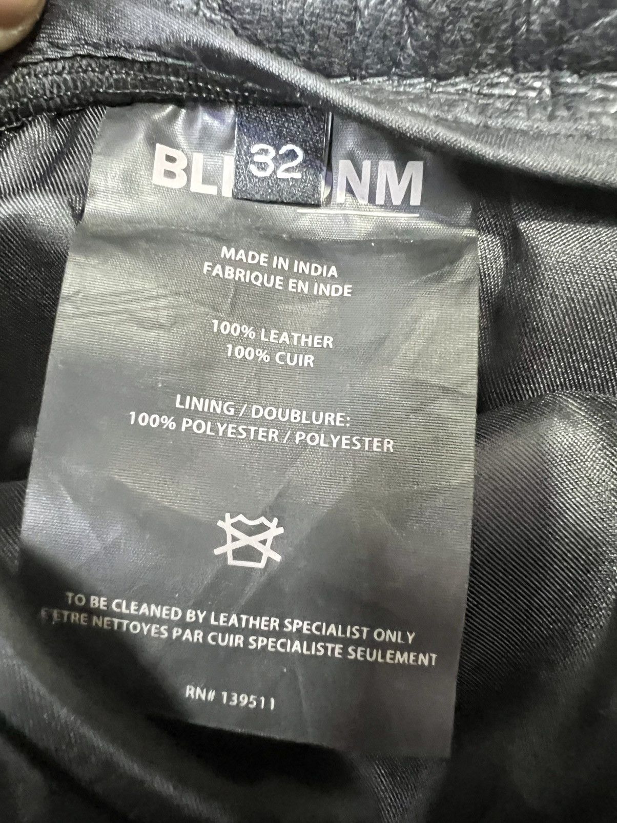 Blk Dnm Blk Dnm leather pant Size US 32 / EU 48 - 4 Thumbnail