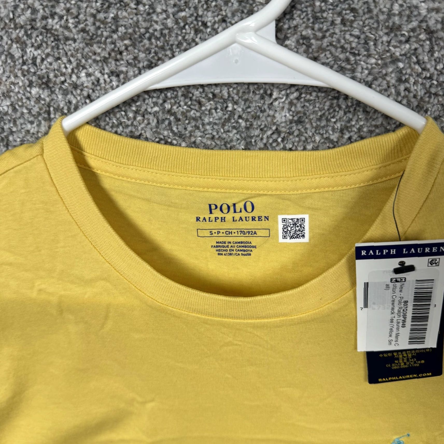 Polo Ralph Lauren Polo Ralph Lauren Shirt Mens Small Crewneck 100% Cotton Yellow Solid Short Sleeve Vintage No (if applicable) Size US S / EU 44-46 / 1 - 5 Thumbnail