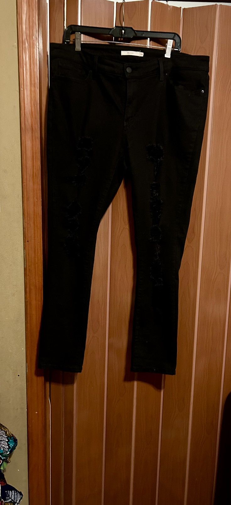 Levi's Levi’s 711 black skinny jeans Size 34" / US 12 / IT 48 - 2 Thumbnail