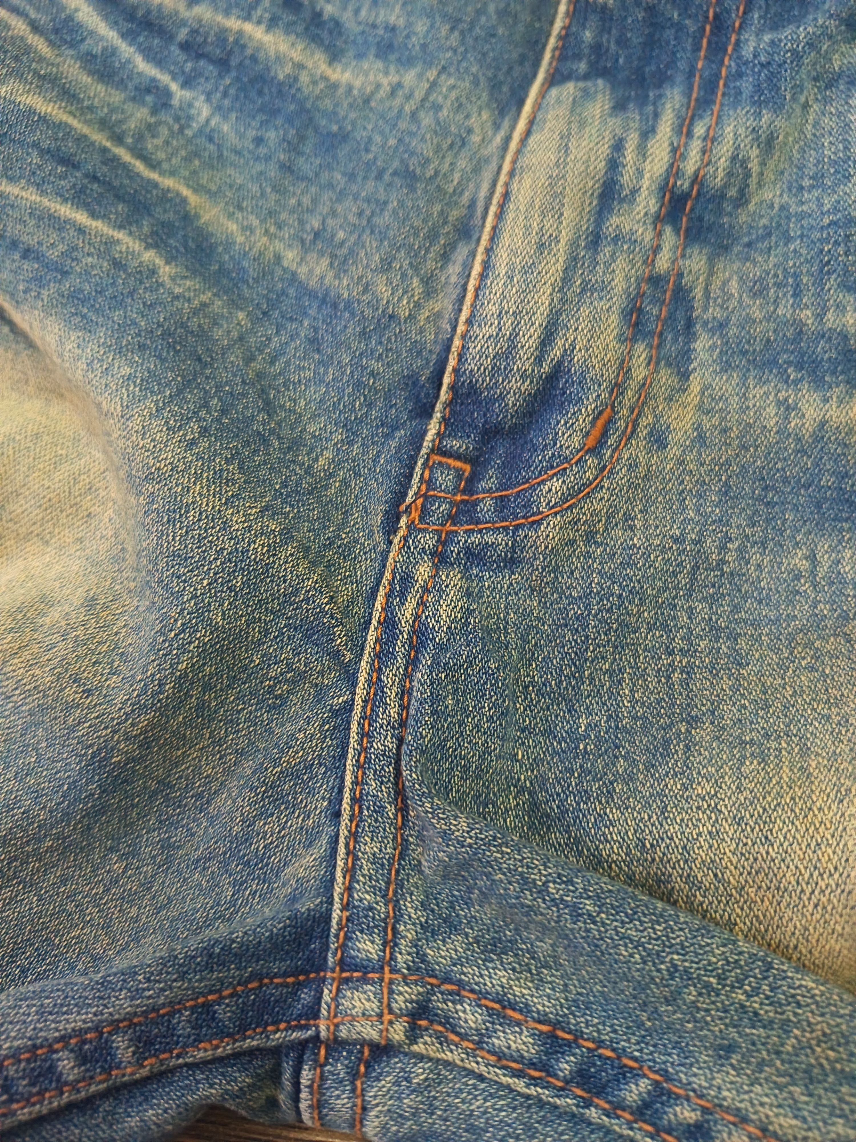 Japanese Brand Distressed Nylaus rusty grunge patchwork Size US 33 - 12 Thumbnail