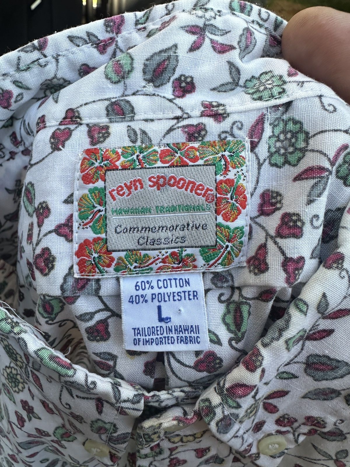 Reyn Spooner PreOwned Reyn Spooner Classic Fit Hawaiian Print Men's L Size US L / EU 52-54 / 3 - 4 Thumbnail