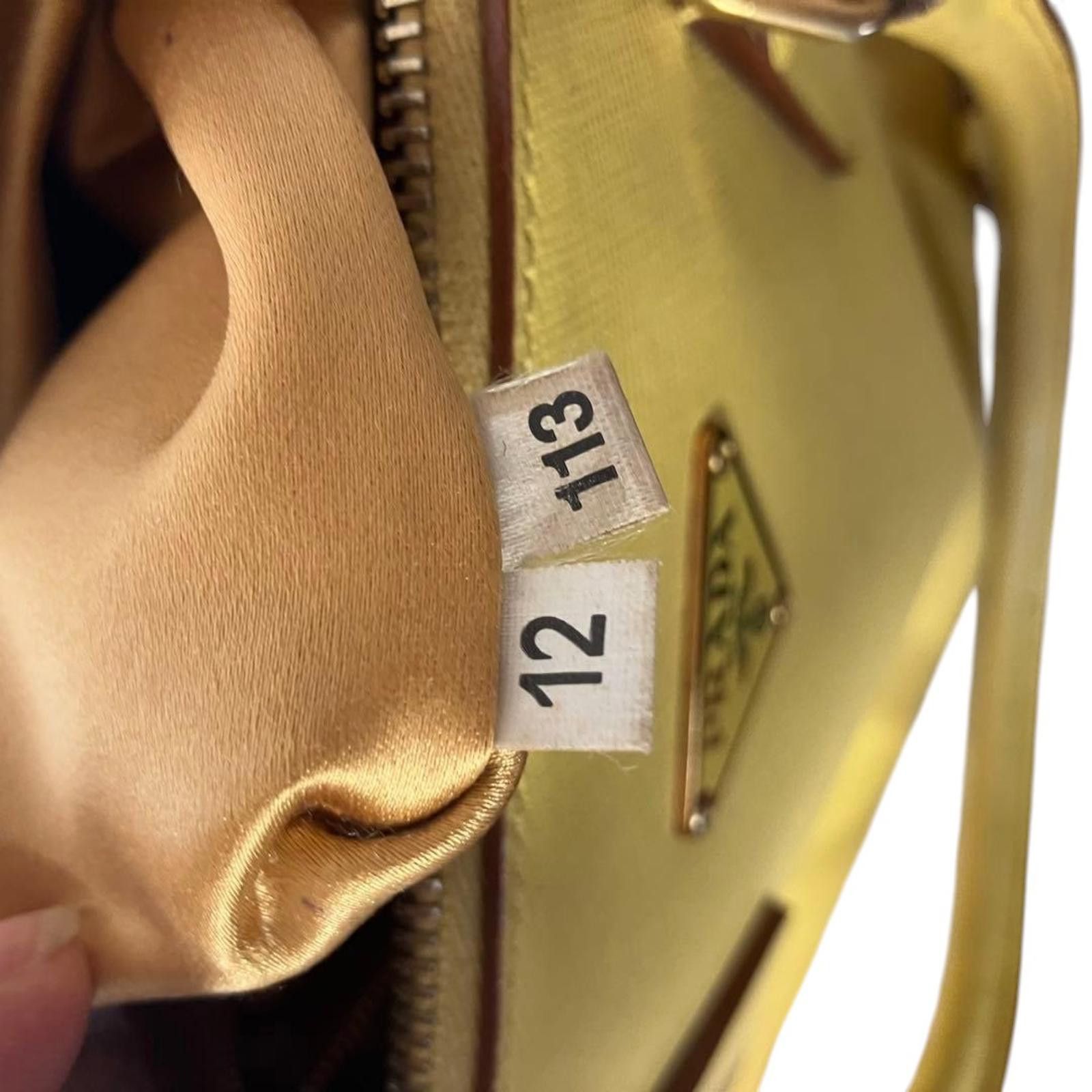 Prada Prada - Yellow Leather Handbag Size ONE SIZE - 7 Thumbnail