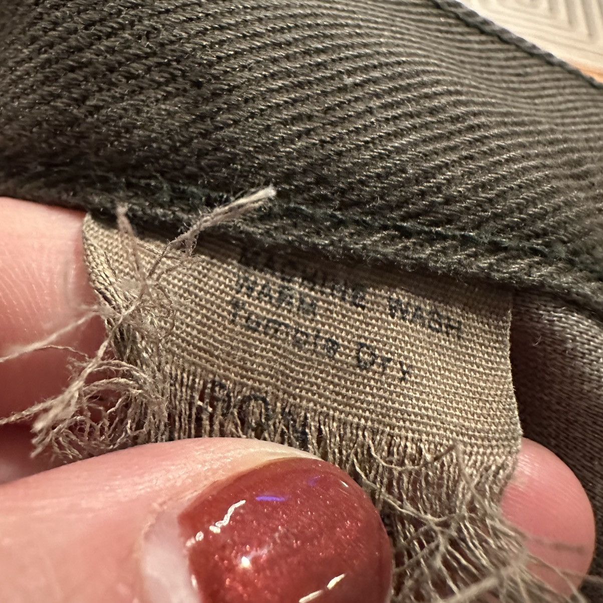 Vintage Archive VTG 70s Distressed Bleach Olive Jean Talon 42 Zipper Size US 31 - 13 Thumbnail
