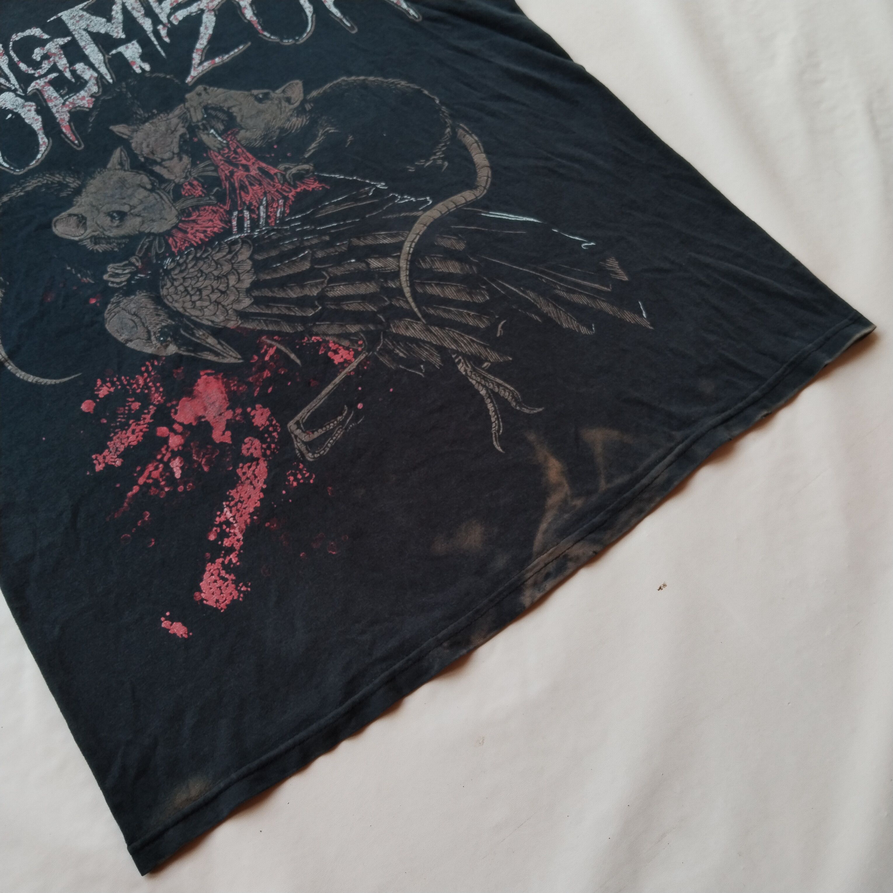 Band Tees × Vintage BRING ME THE HORIZON RATS WAR Vintage Tee Size US M / EU 48-50 / 2 - 5 Thumbnail