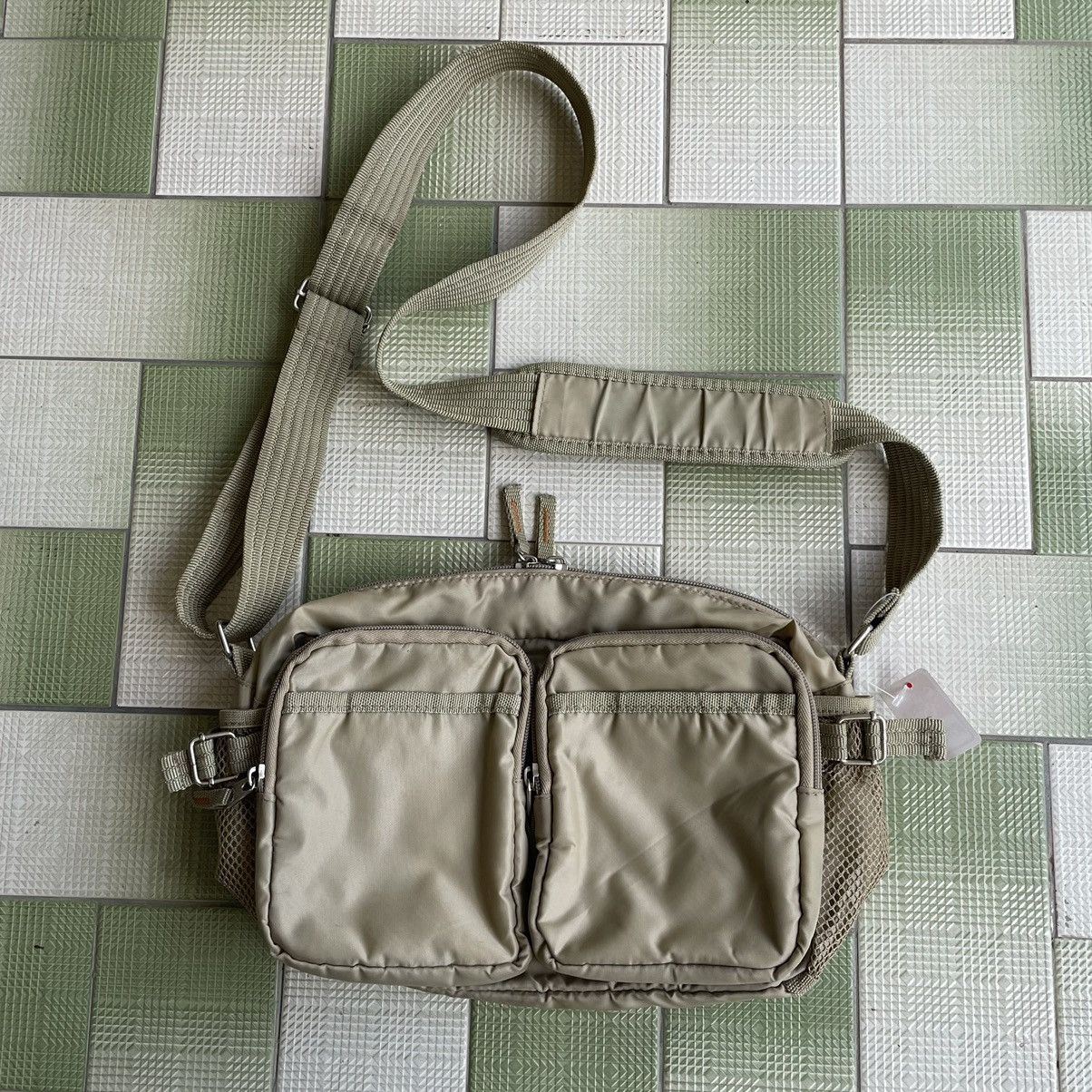 Japanese Brand 🔥 GRAILED LIME GREEN UNBRAND FRONT MULTI-POCKET CROSSBODY Size ONE SIZE - 6 Thumbnail