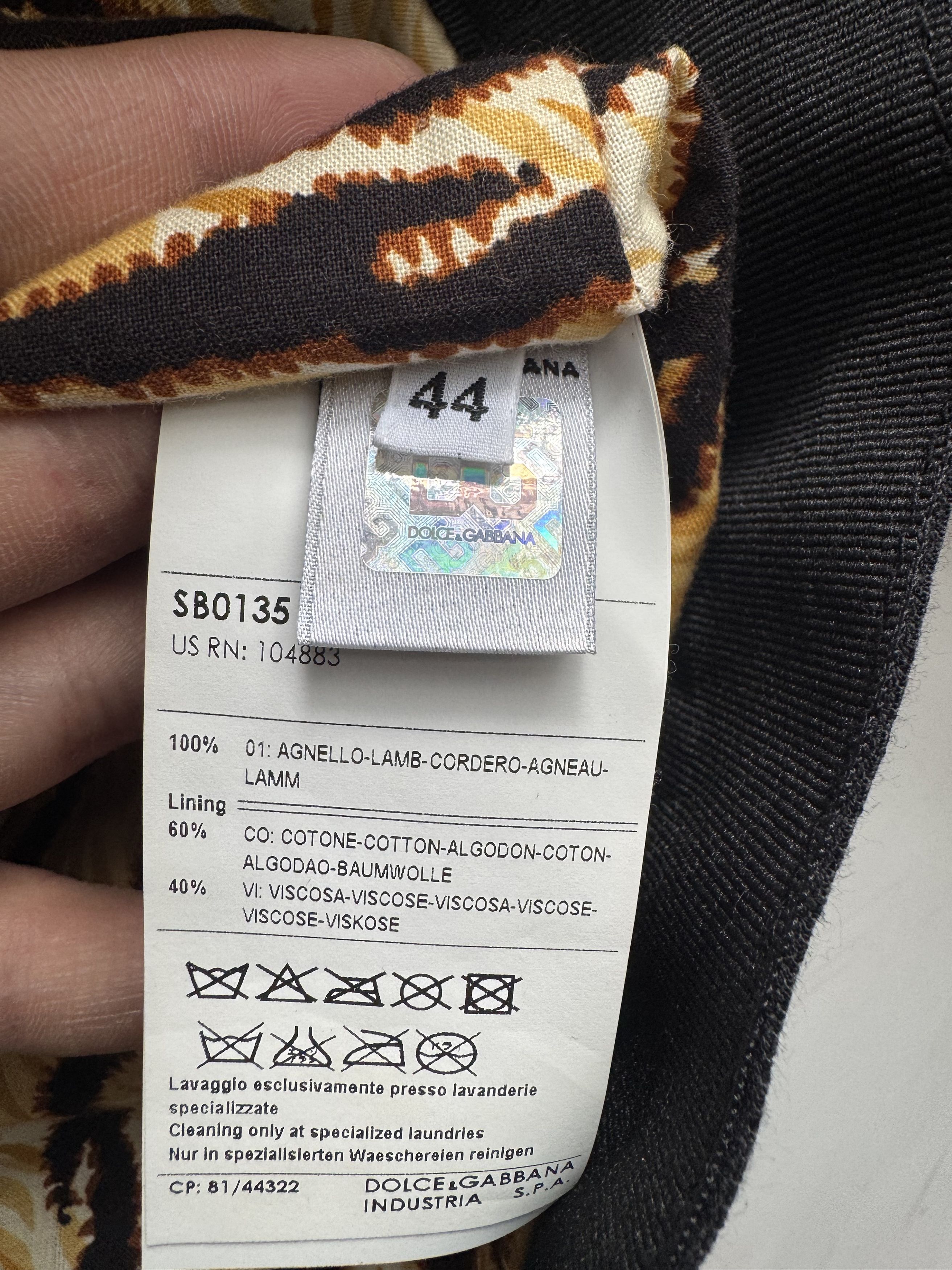 Dolce & Gabbana 00s Dolce & Gabbana Leather Jacket Size 44 Size M / US 6-8 / IT 42-44 - 9 Thumbnail