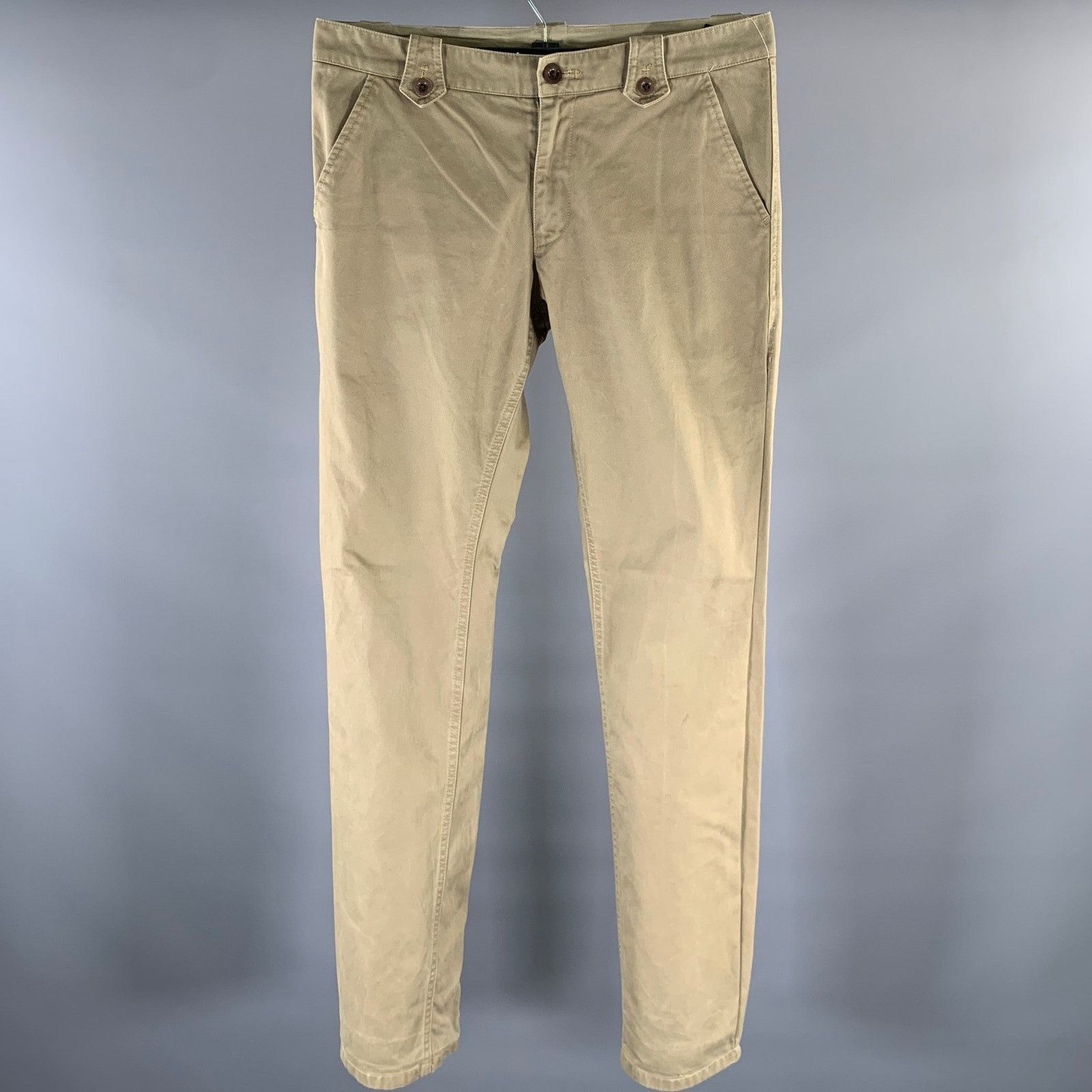 Paul Smith PS by PAUL SMITH Size 34 Khaki Heather Slim Fit Casual Pants Size US 34 / EU 50 - 1 Thumbnail
