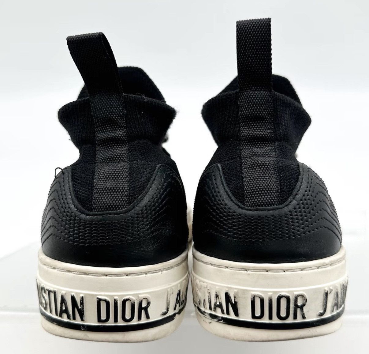 Dior Dior Black and White Lace-up Logo Sneakers Size US 6.5 / IT 36.5 - 4 Thumbnail
