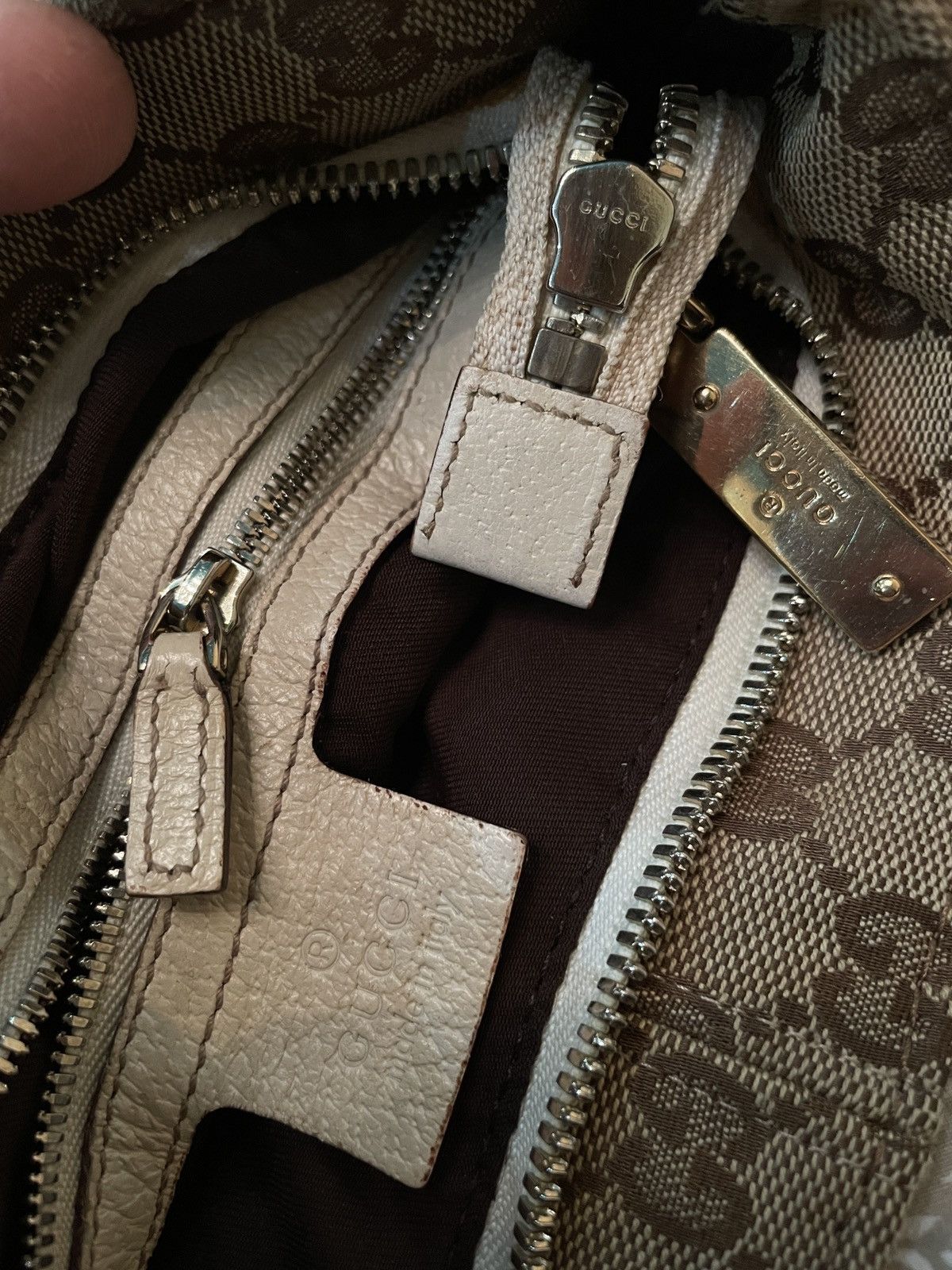Gucci × Handmade × Vintage Supreme Crossbody HandMade Messenger Side Tote Shoulder Bag Size ONE SIZE - 13 Thumbnail
