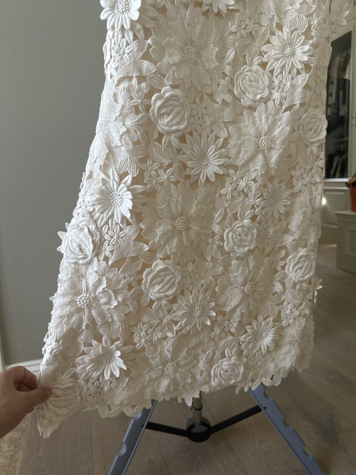 Tory Burch Tory Burch lace white dress Size S / US 4 / IT 40 - 4 Thumbnail