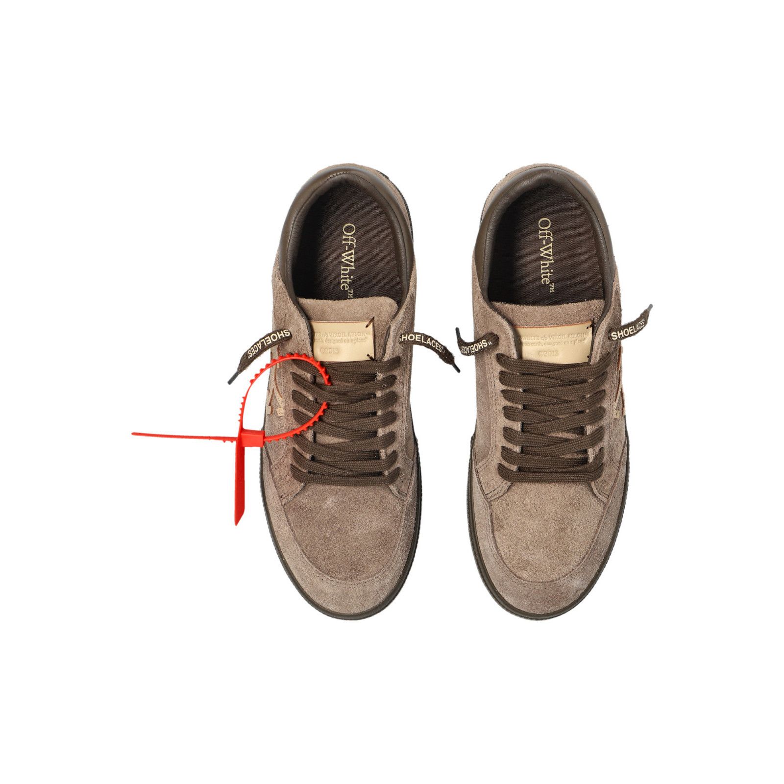 Off-White OFF-WHITE Vulc Low Brown Suede Sneakers New & Authentic (Men Size US 11 / EU 44 - 4 Thumbnail