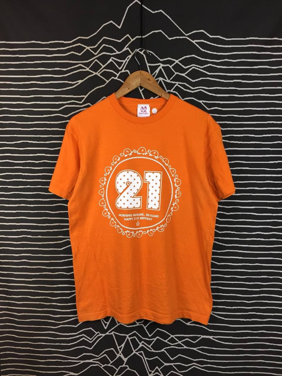 Band Tees Eri Kamei Morning Musume Happy 21st Birthday J-Pop Idol Tee Size US M / EU 48-50 / 2 - 2 Thumbnail