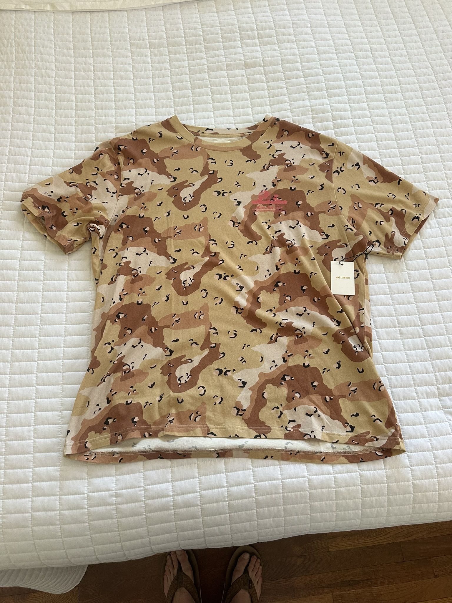 Aime Leon Dore Aime Leon Dore Unisphere Desert Camo Short Sleeve T-Shirt Size US XXL / EU 58 / 5 - 2 Thumbnail