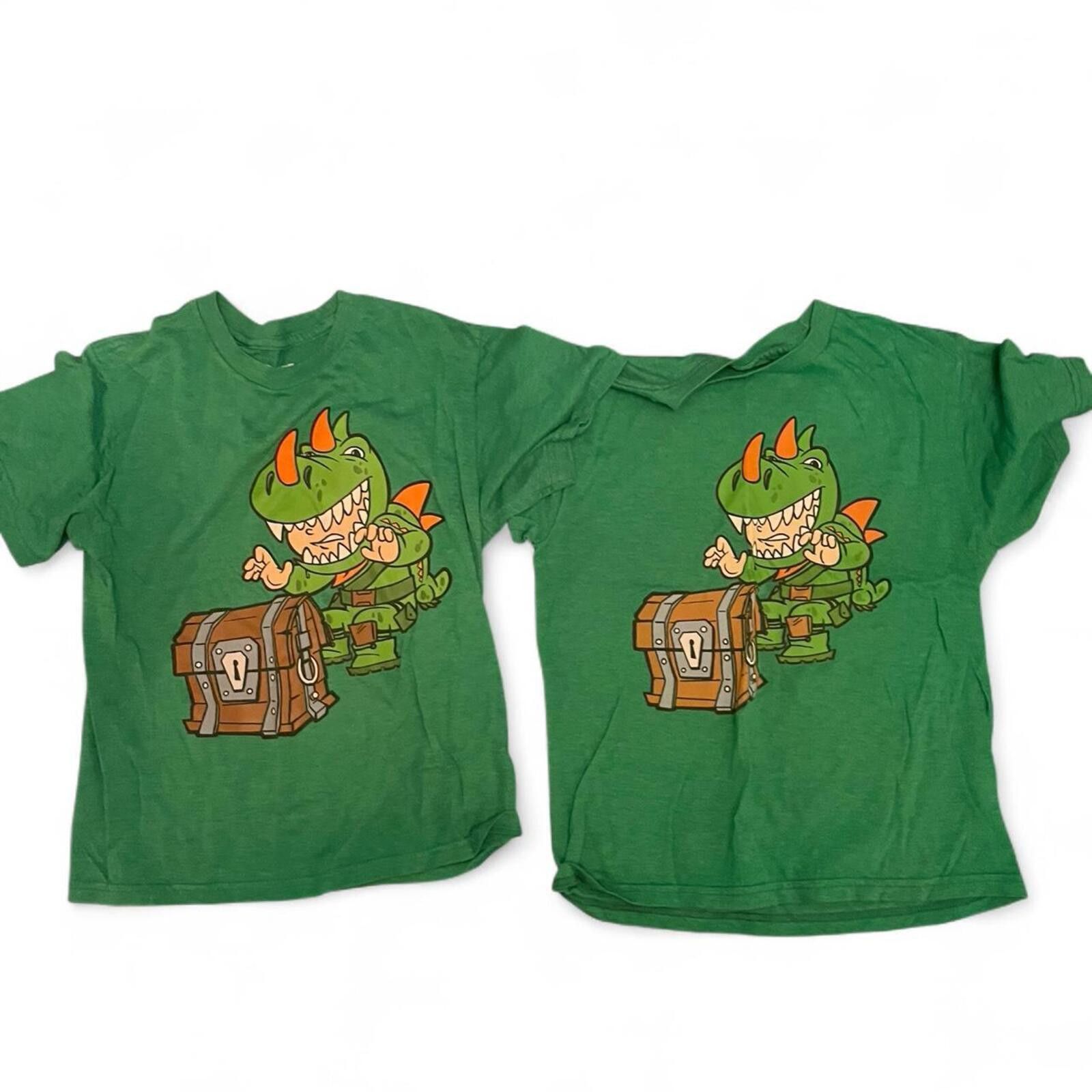 Other Fortnite T-Rex Loot Chest Green Graphic T-Shirt Size US XXS / EU 40 - 1 Thumbnail
