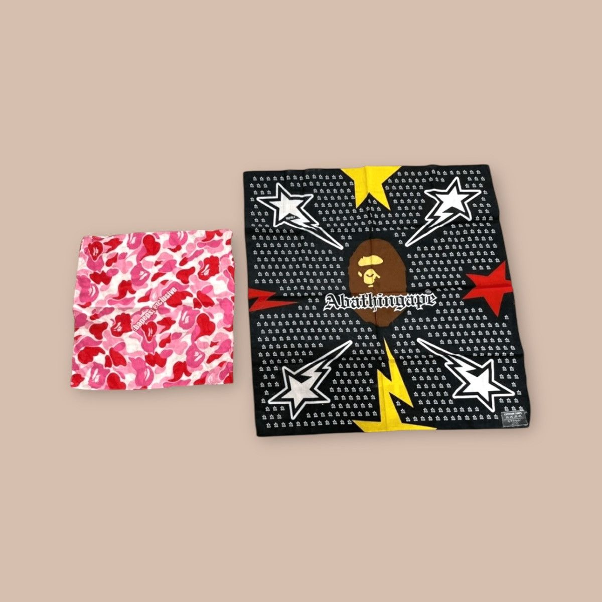 Bape 2001 Bapepsi Exclusive & 2002 Bapesta Bandana Handkerchief Size ONE SIZE - 1 Thumbnail