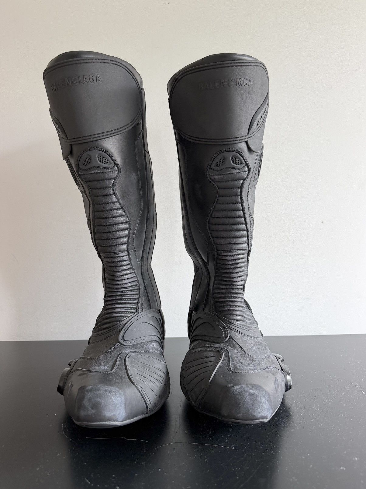 Balenciaga New Winter 23 Biker Boots (46) Size US 13 / EU 46 - 4 Thumbnail