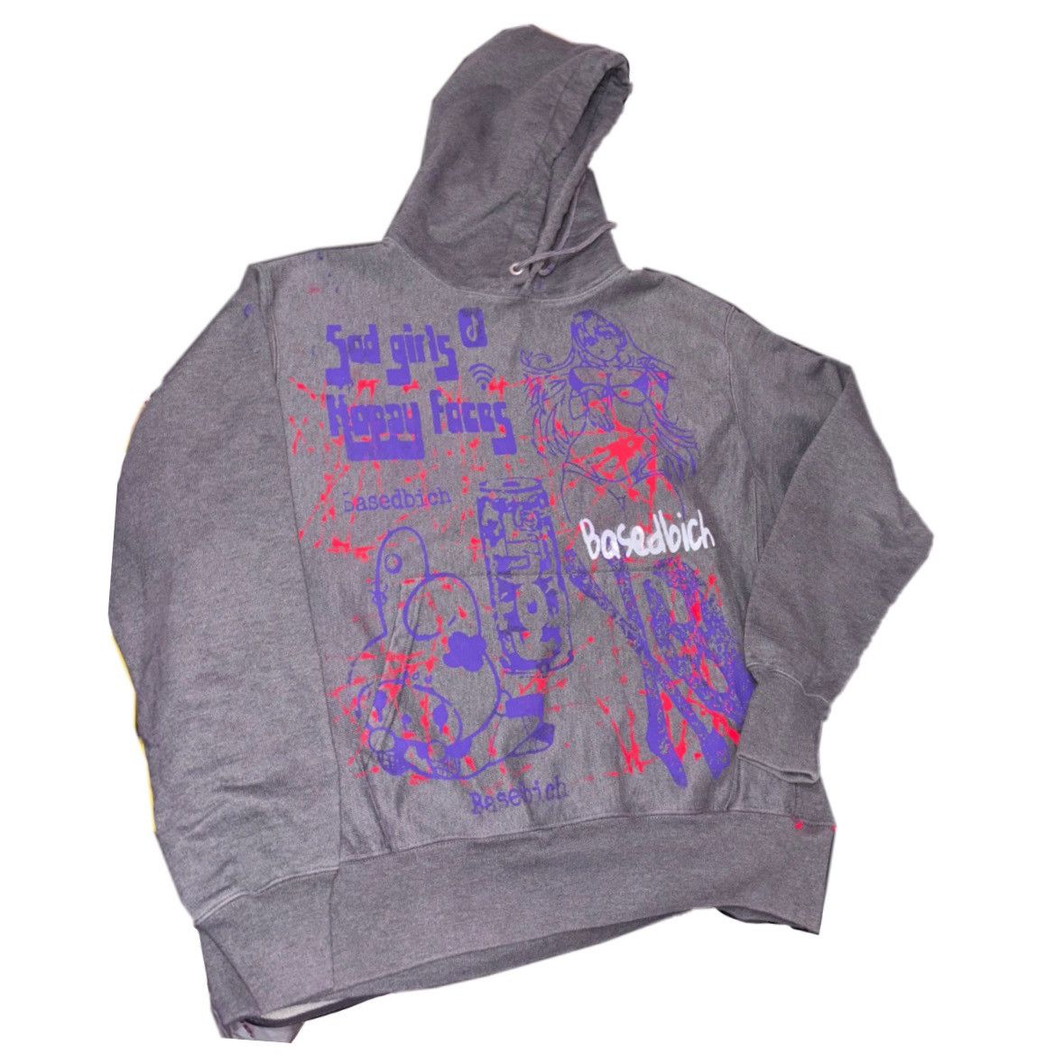 Japanese Brand Basedbich mens 1of1 hoodie large oversized fit Size US L / EU 52-54 / 3 - 1 Thumbnail