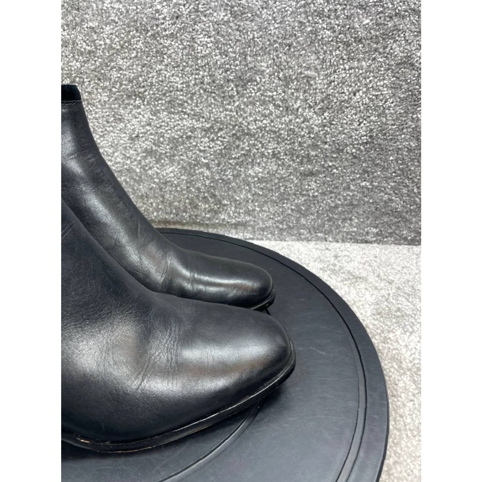 Madewell Madewell Chelsea Boot Womens 8 Black Leather Ankle Square Toe Pull On Brynn Size US 8 / IT 38 - 2 Thumbnail