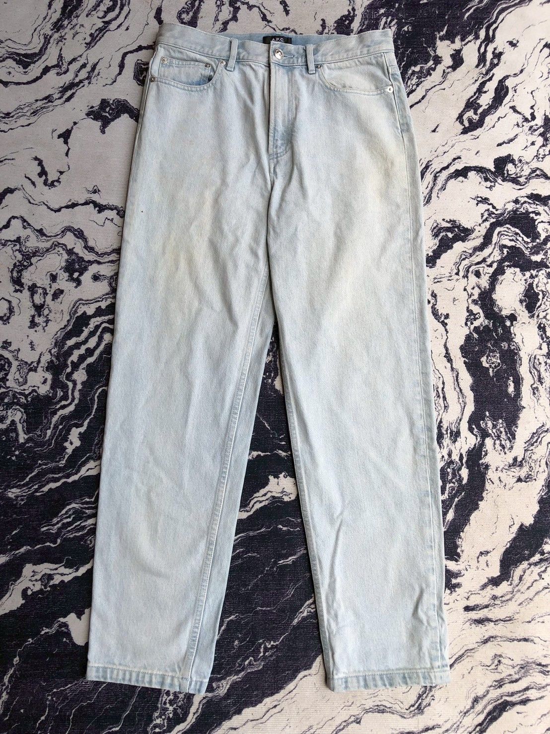 A.P.C. A.P.C. Jean Martin Light Wash Denim Pants Size US 30 / EU 46 - 1 Thumbnail