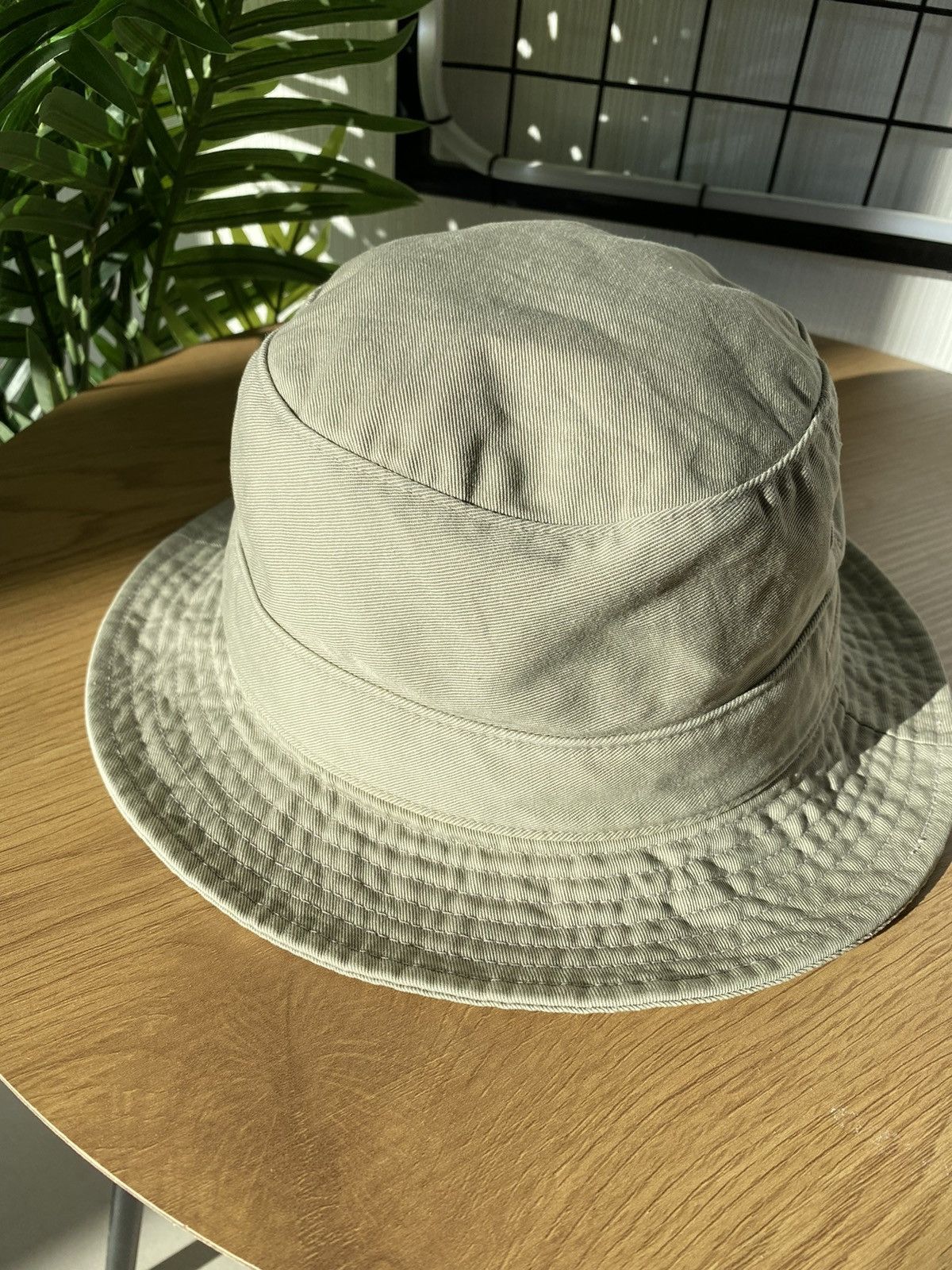 Nike × Vintage Nike 90’s Bucket Hat M/L Size Vintage Beige Unisex y2k Style Size 34 - 3 Thumbnail