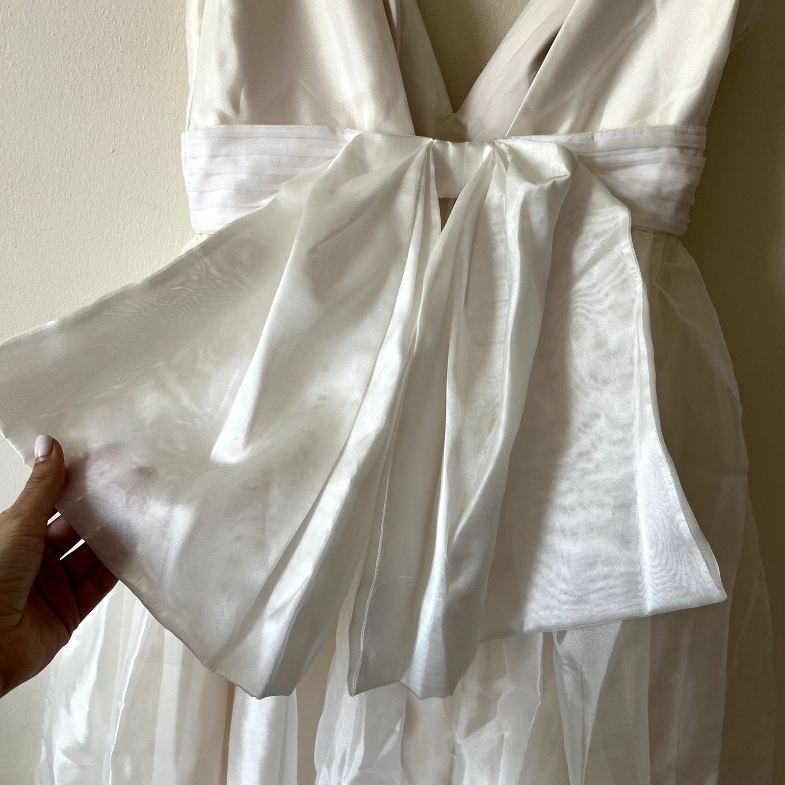 Sachin & Babi Sachin & Babi Carmina Gathered Organza Midi Dress In Ivory 4 Size S / US 4 / IT 40 - 6 Thumbnail