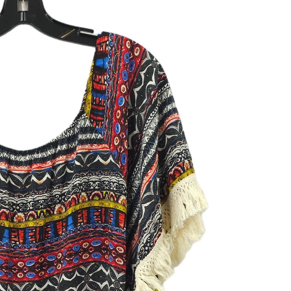 Other Yahada Tribal Geometric Boho Mini Dress Womens S Fringe Size S / US 4 / IT 40 - 18 Thumbnail