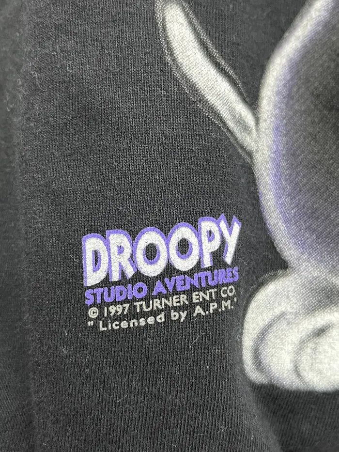 Cartoon Network Vintage Stanley Desantis Droopy Dog Cartoon Promo T-Shirt Size US L / EU 52-54 / 3 - 3 Thumbnail