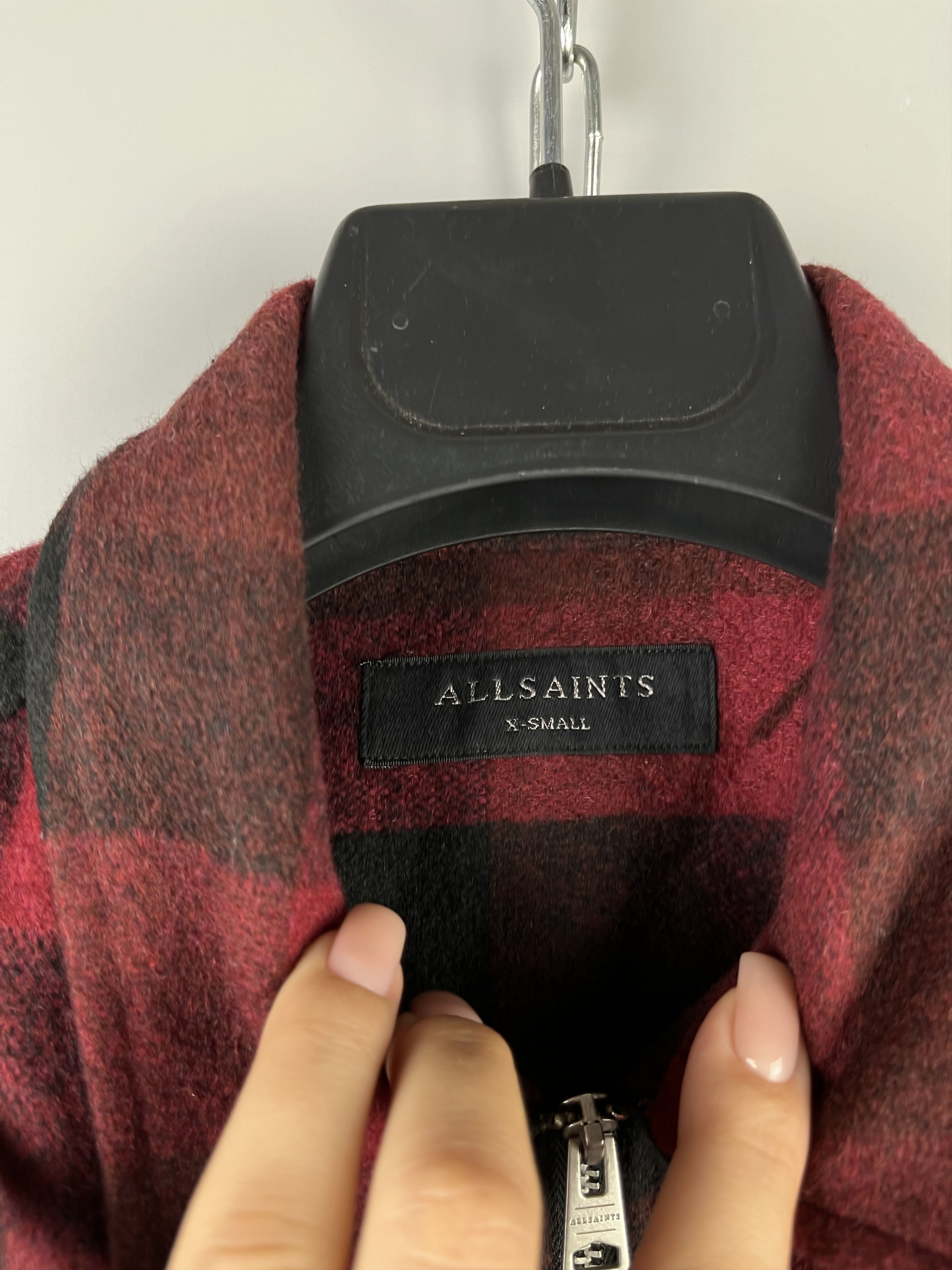 Allsaints Allsaints Checked Flannel Casual Shirt Overshirt Size US S / EU 44-46 / 1 - 17 Thumbnail