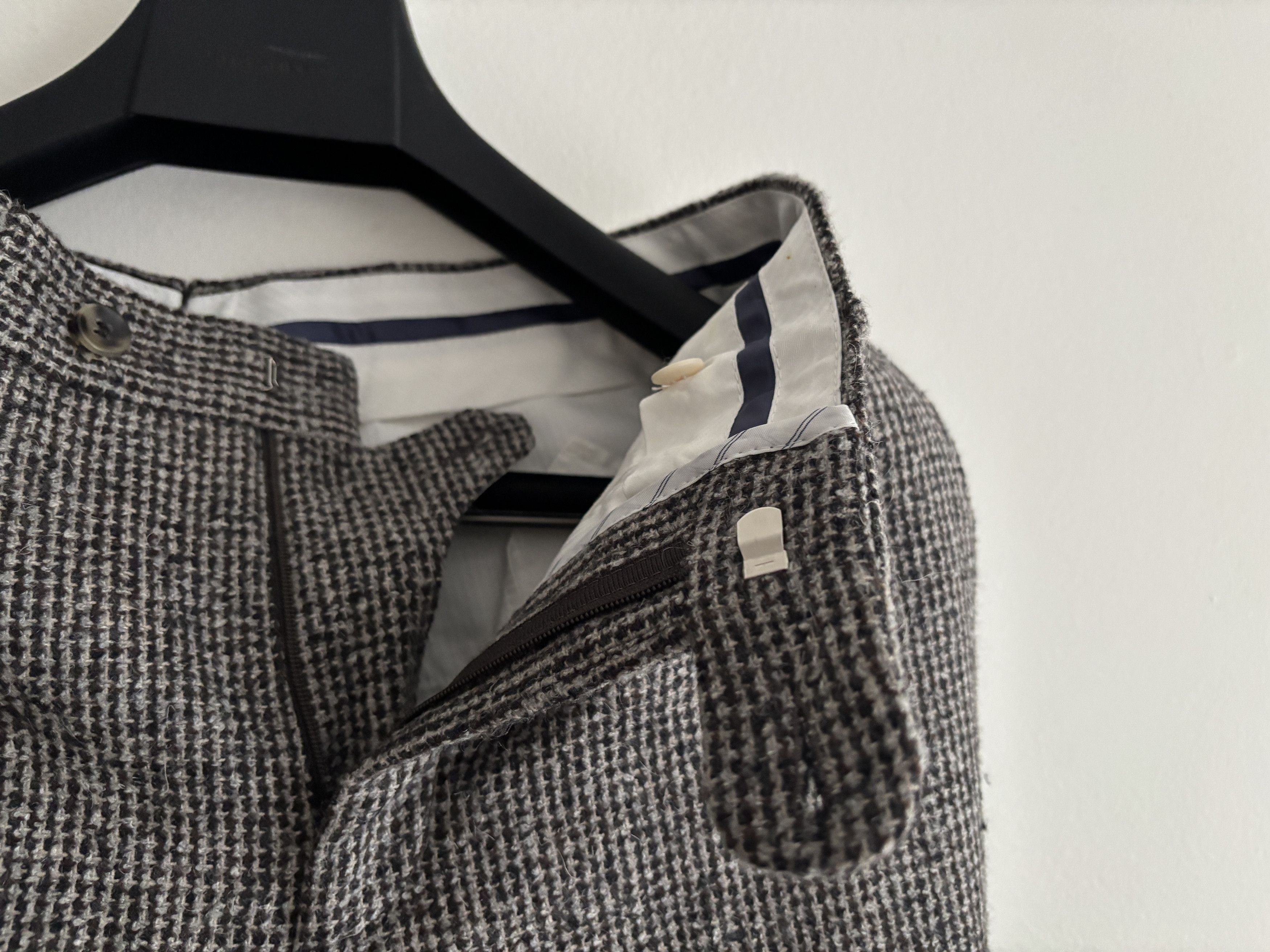Suitsupply $995 Unstructured Grey Brown Tweed Suit-40, Pants 30 Size 40R - 19 Thumbnail